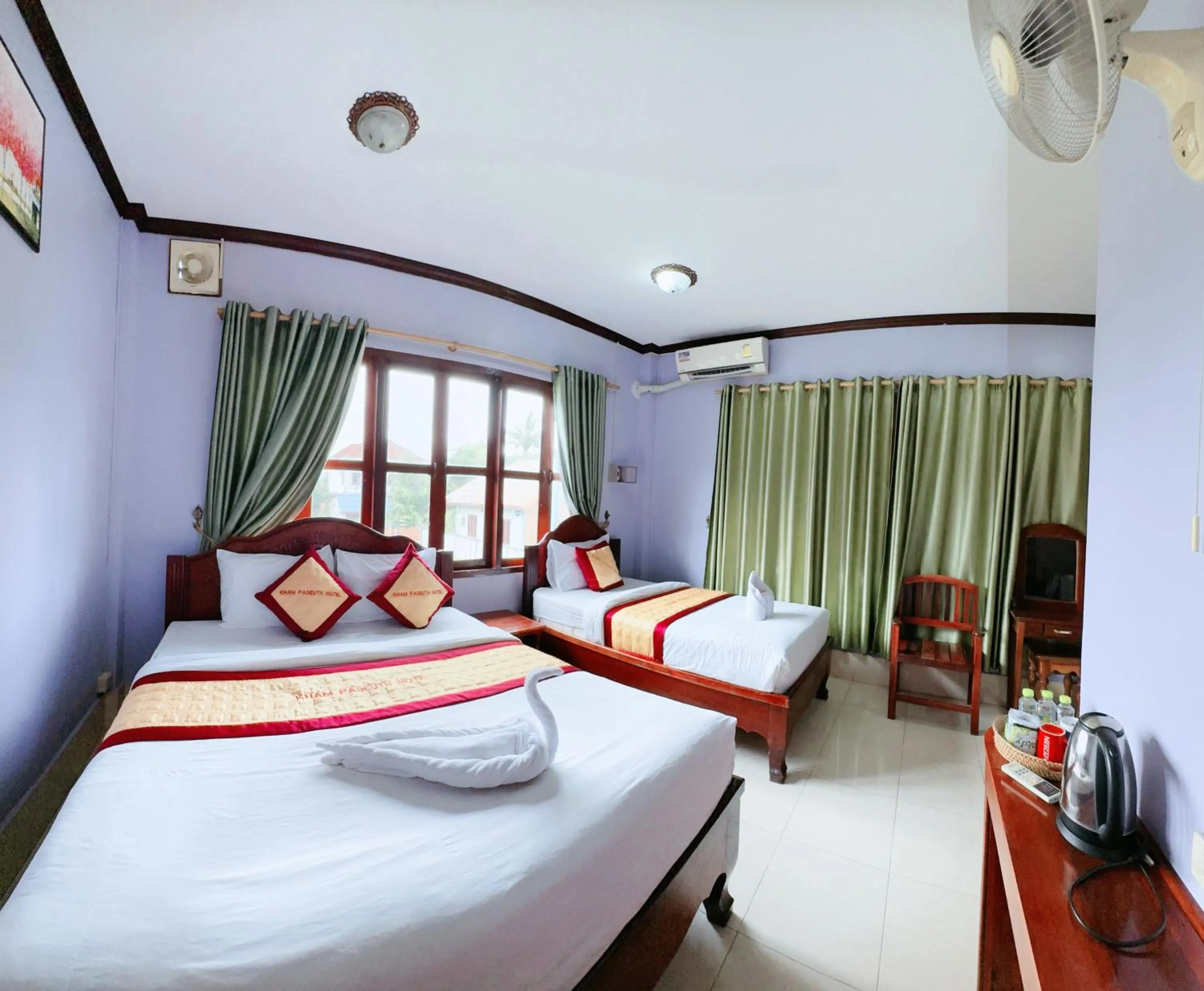 Photo of the whole room, Bed in Khampaseuth Hotel
