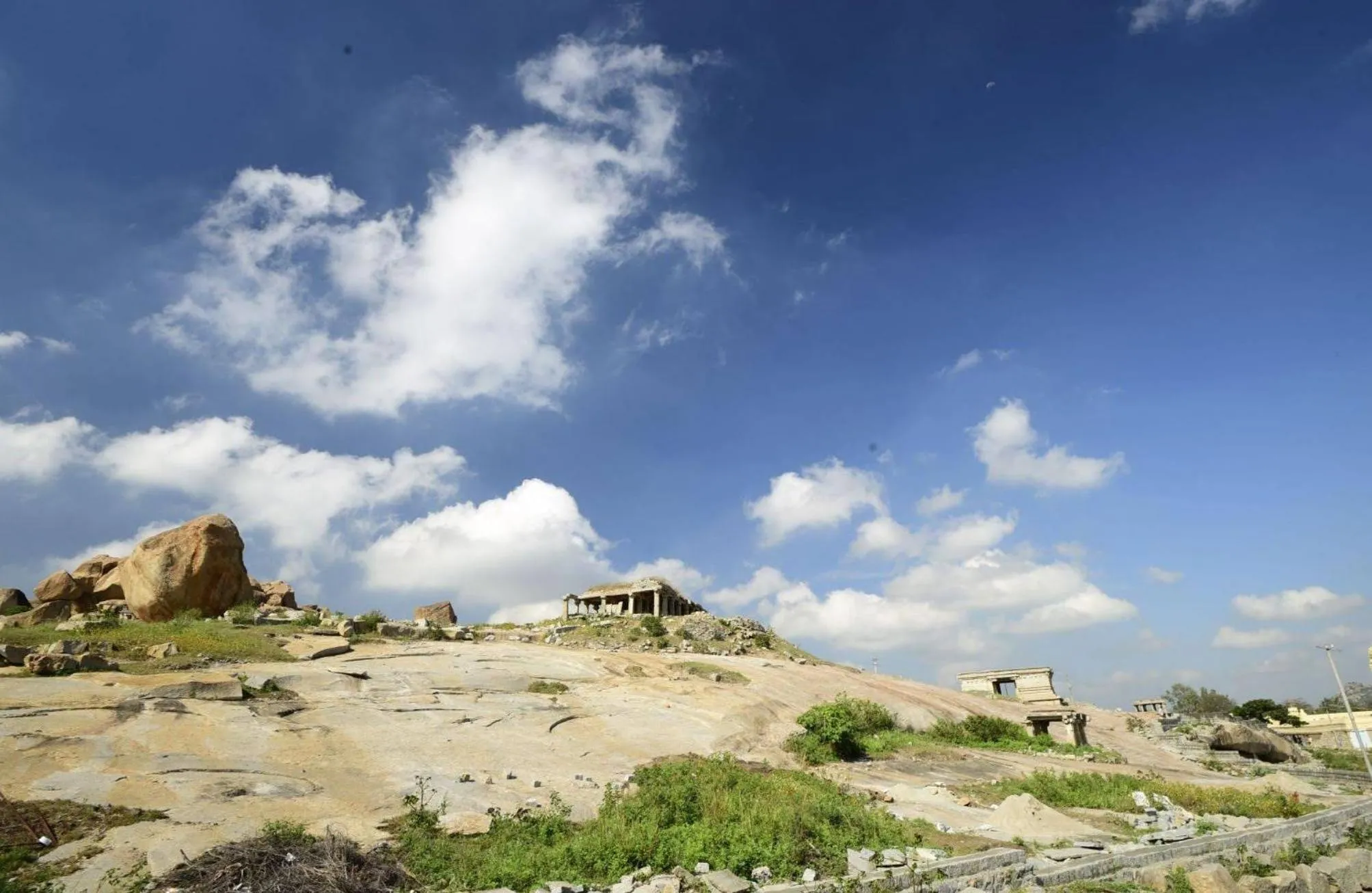 Landmark view in Padmaa Hampi Villa