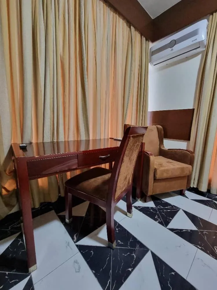 Seating area in Peacock Hotel