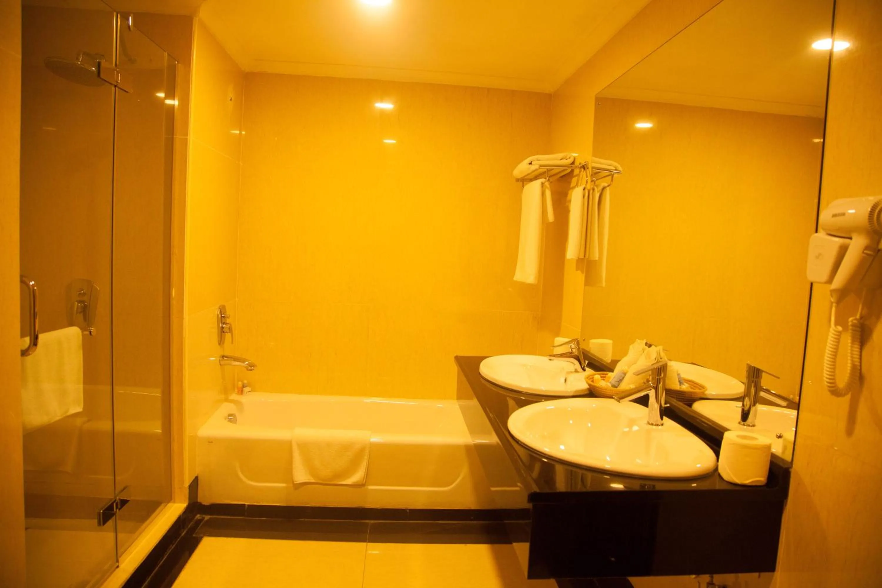 Shower in Peacock Hotel