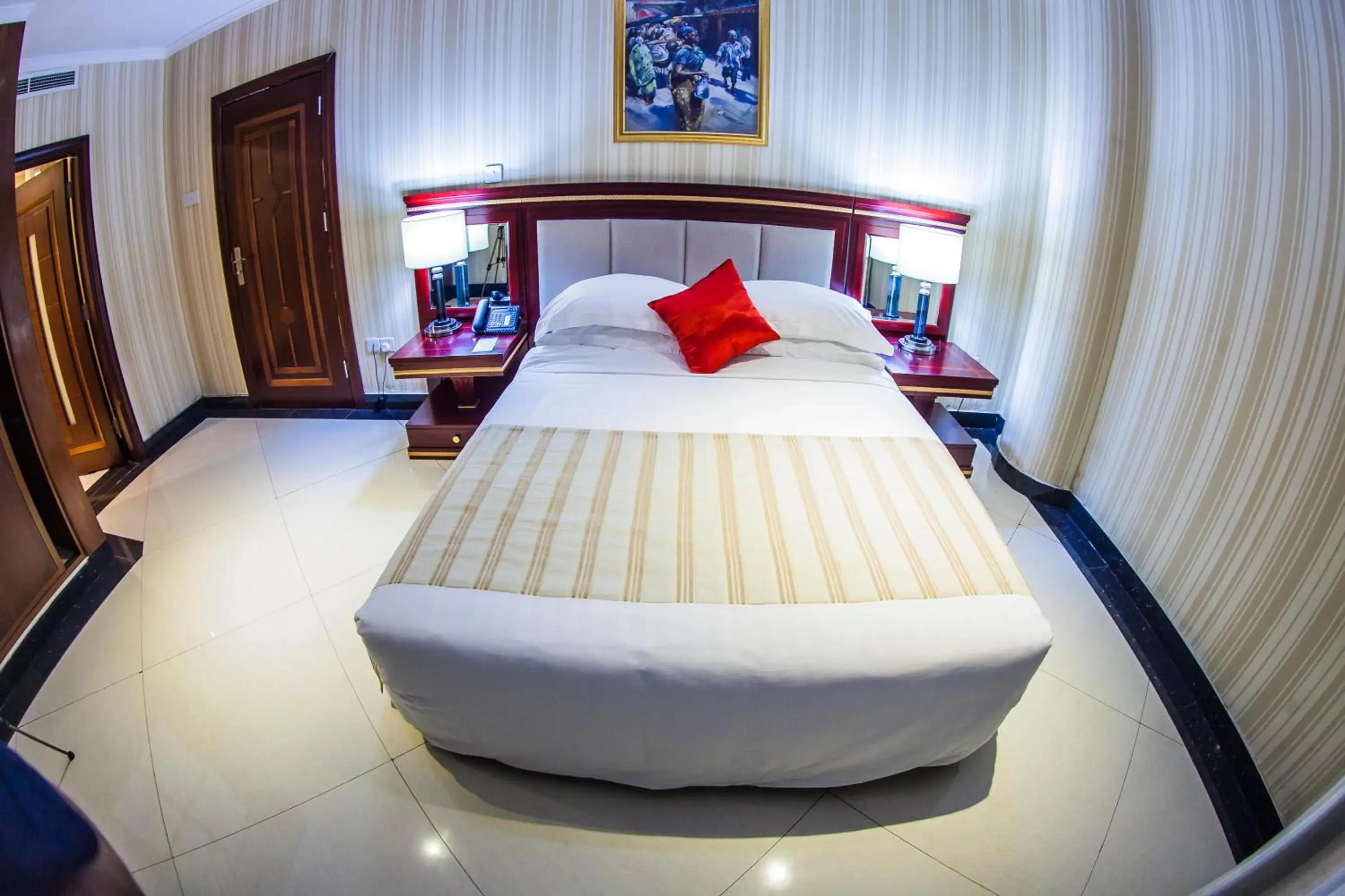 Bed in Peacock Hotel Bed in Peacock Hotel