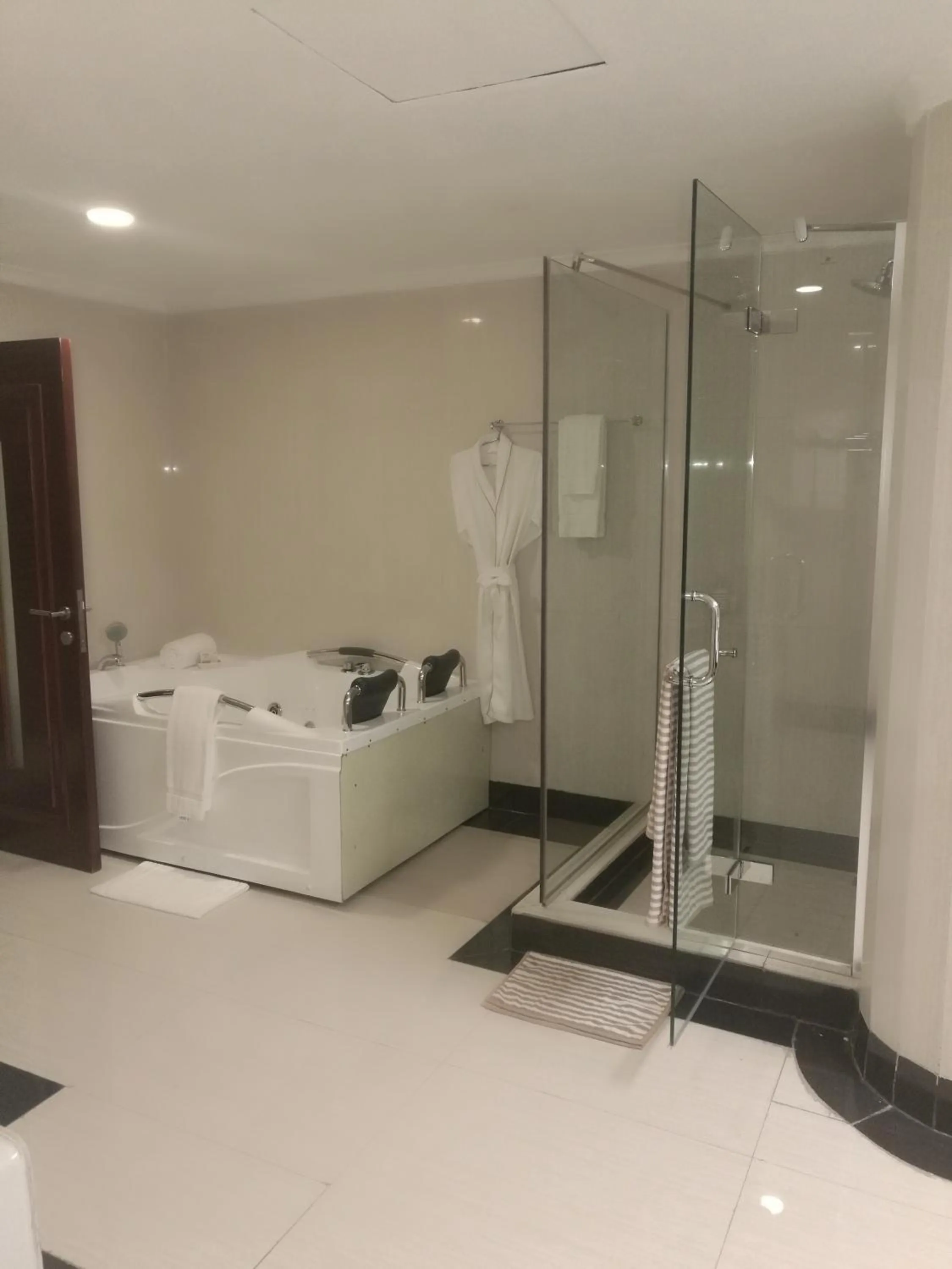 Shower in Peacock Hotel