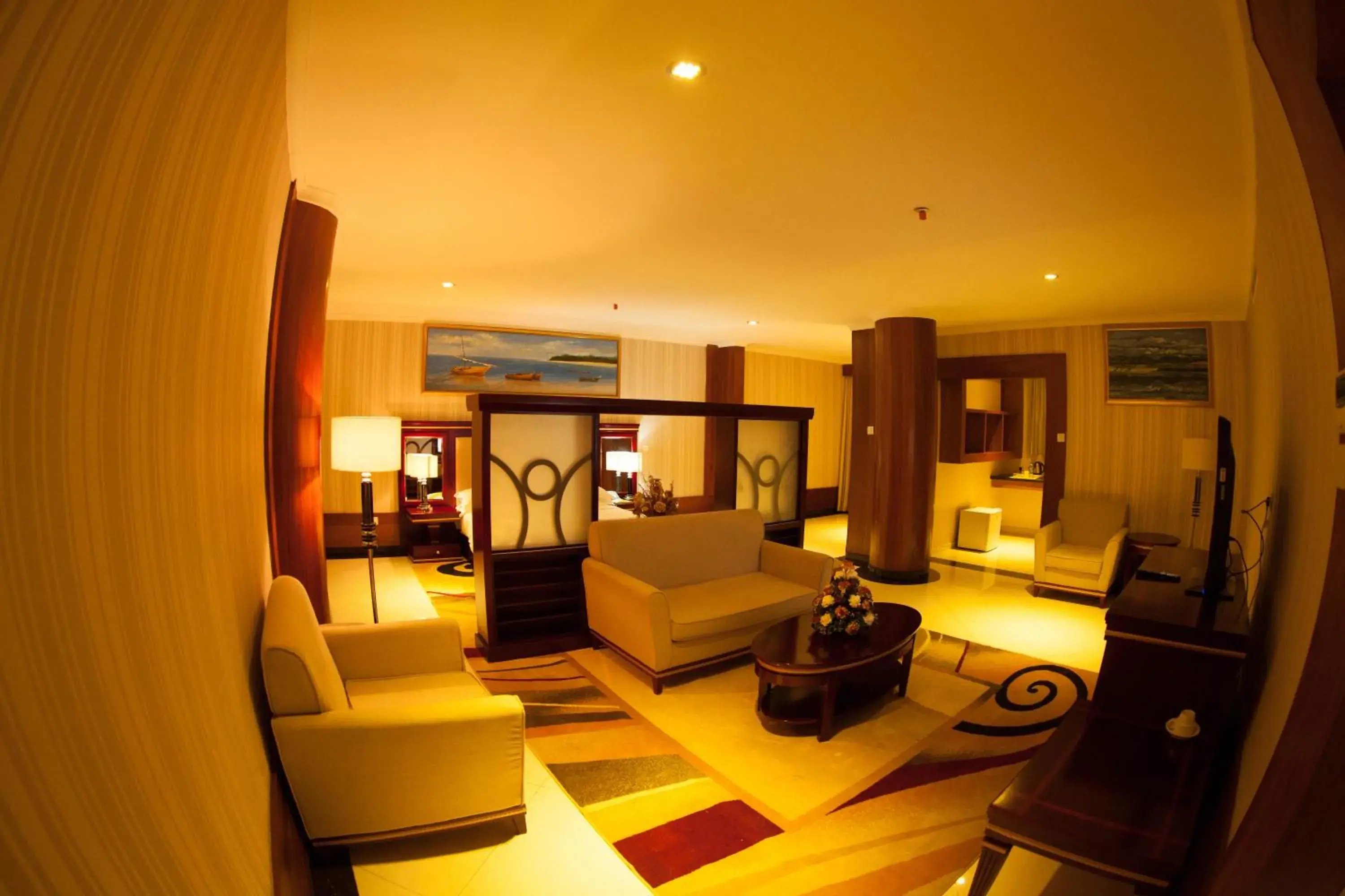 Living room in Peacock Hotel Living room in Peacock Hotel