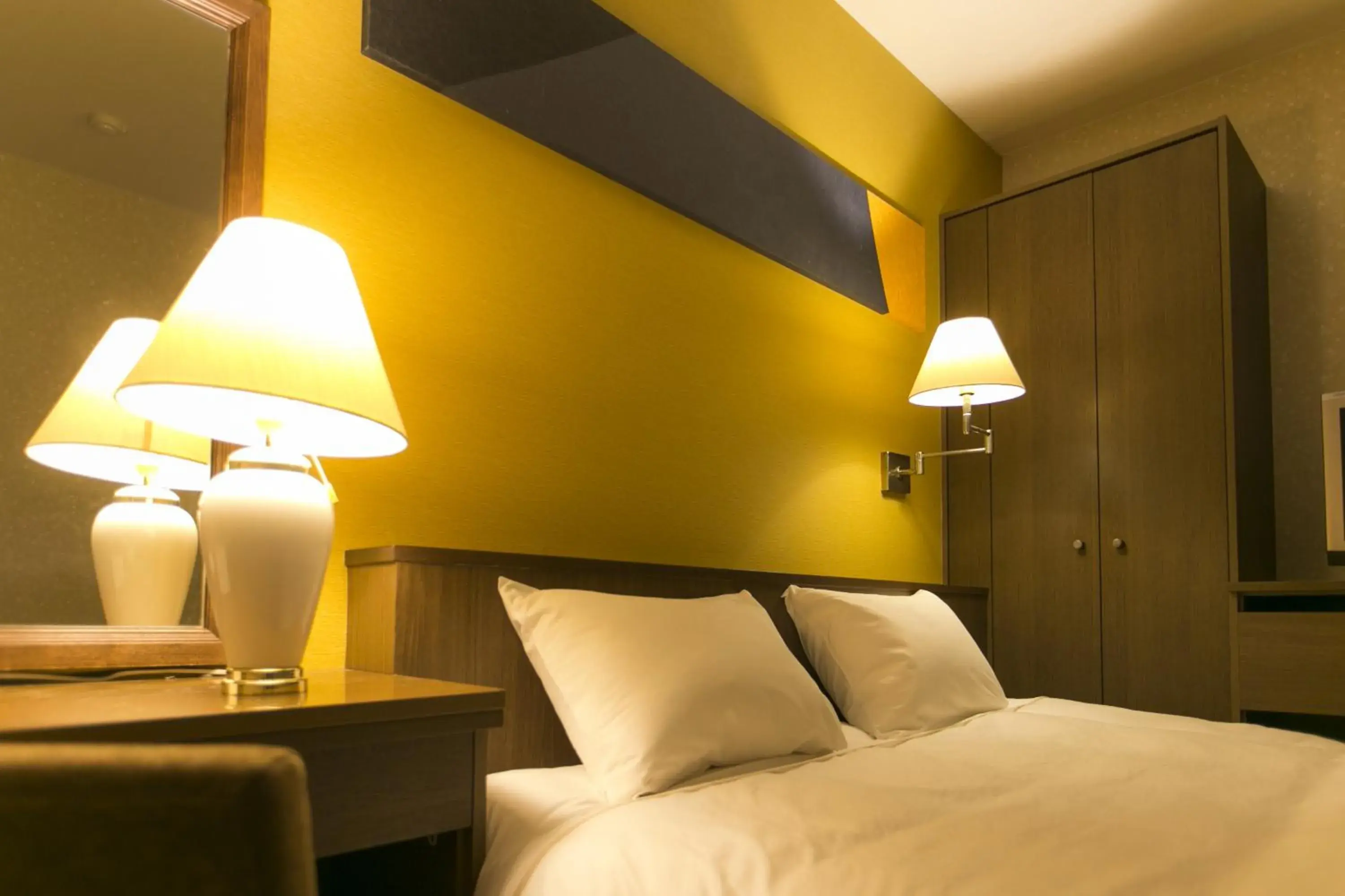 Bed in Fujisan Station Hotel Bed in Fujisan Station Hotel