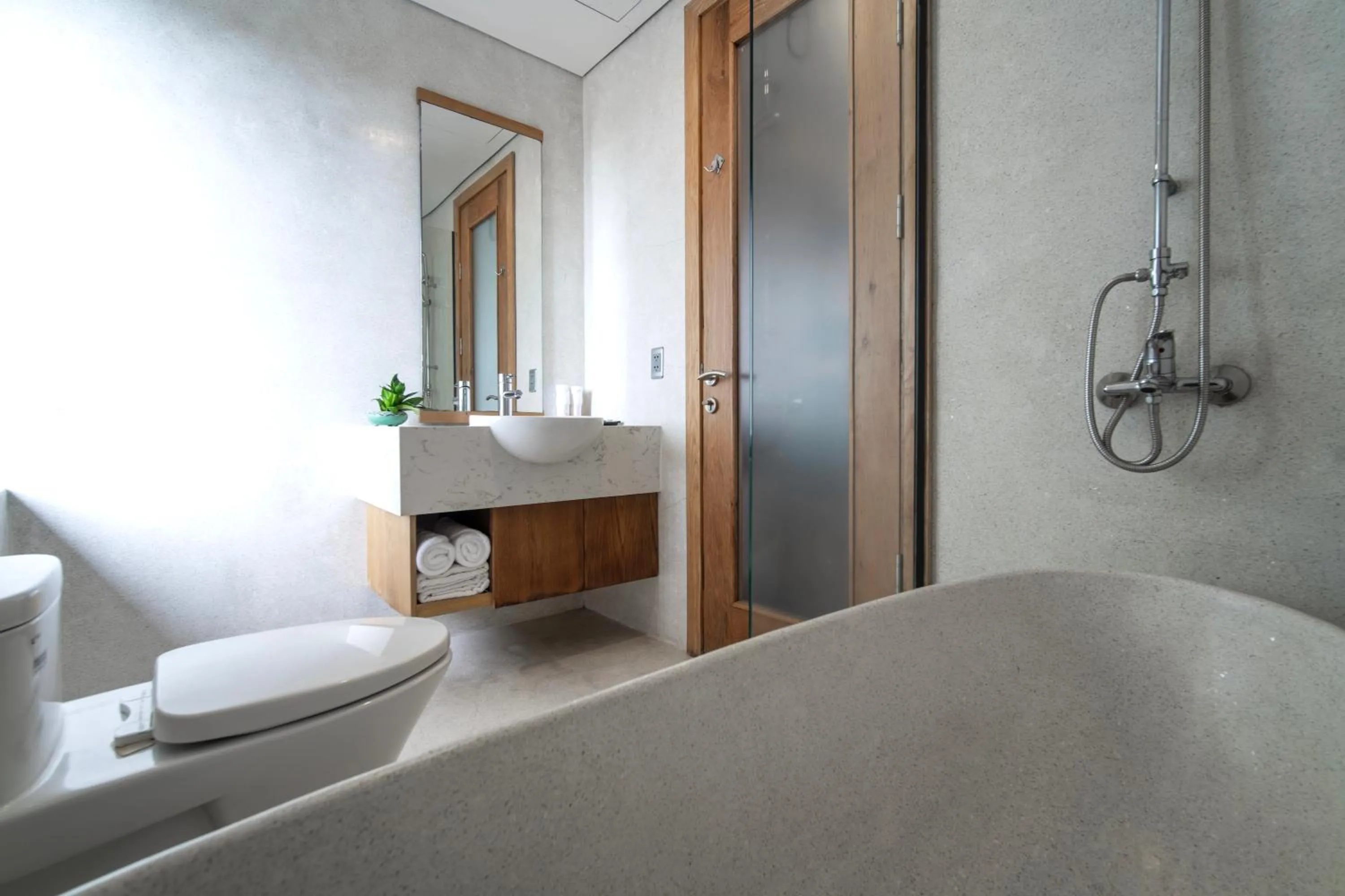 Bathroom in DOMA by HSuites Hotel & Apartment