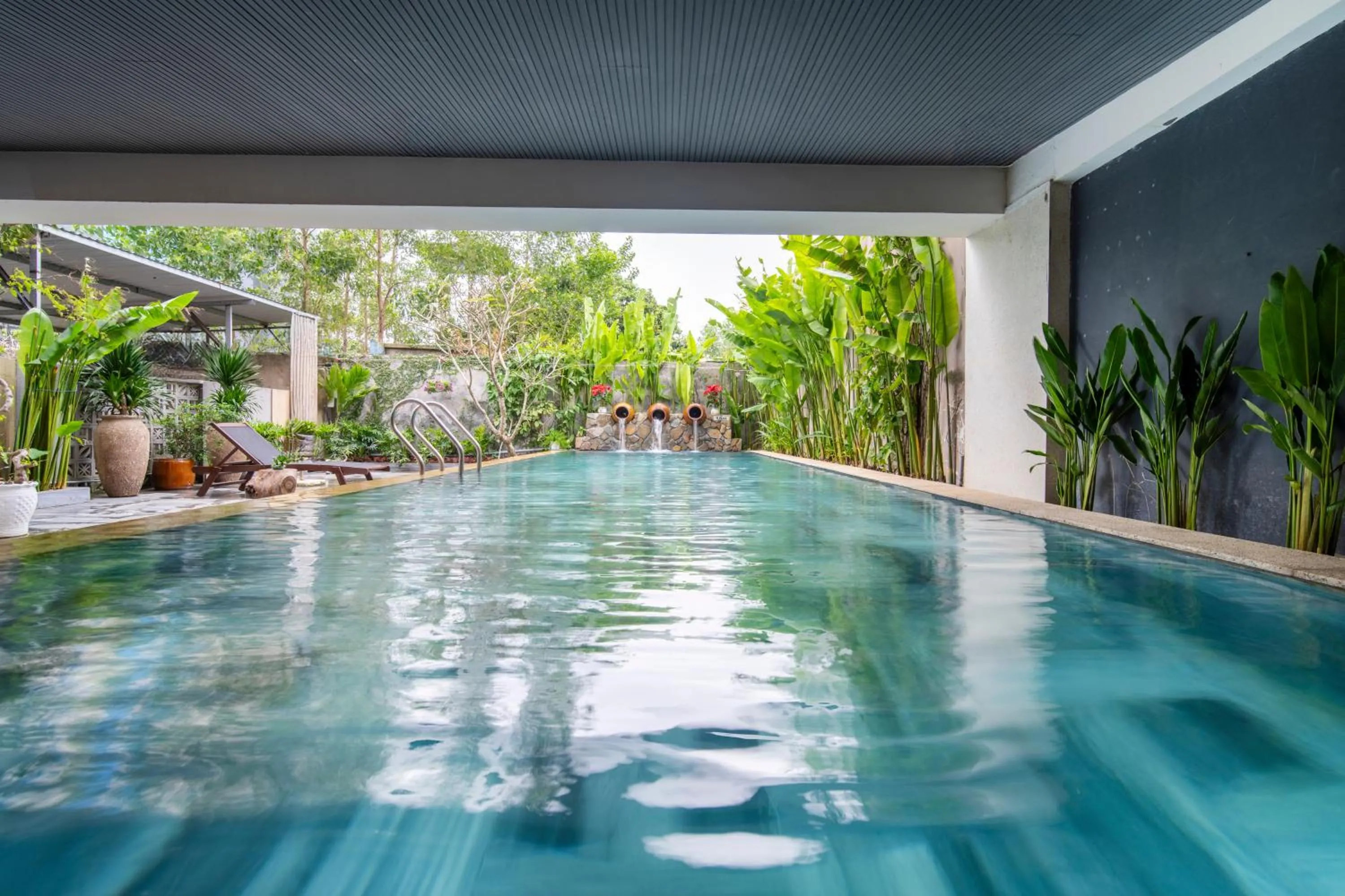 Pool view in DOMA by HSuites Hotel & Apartment