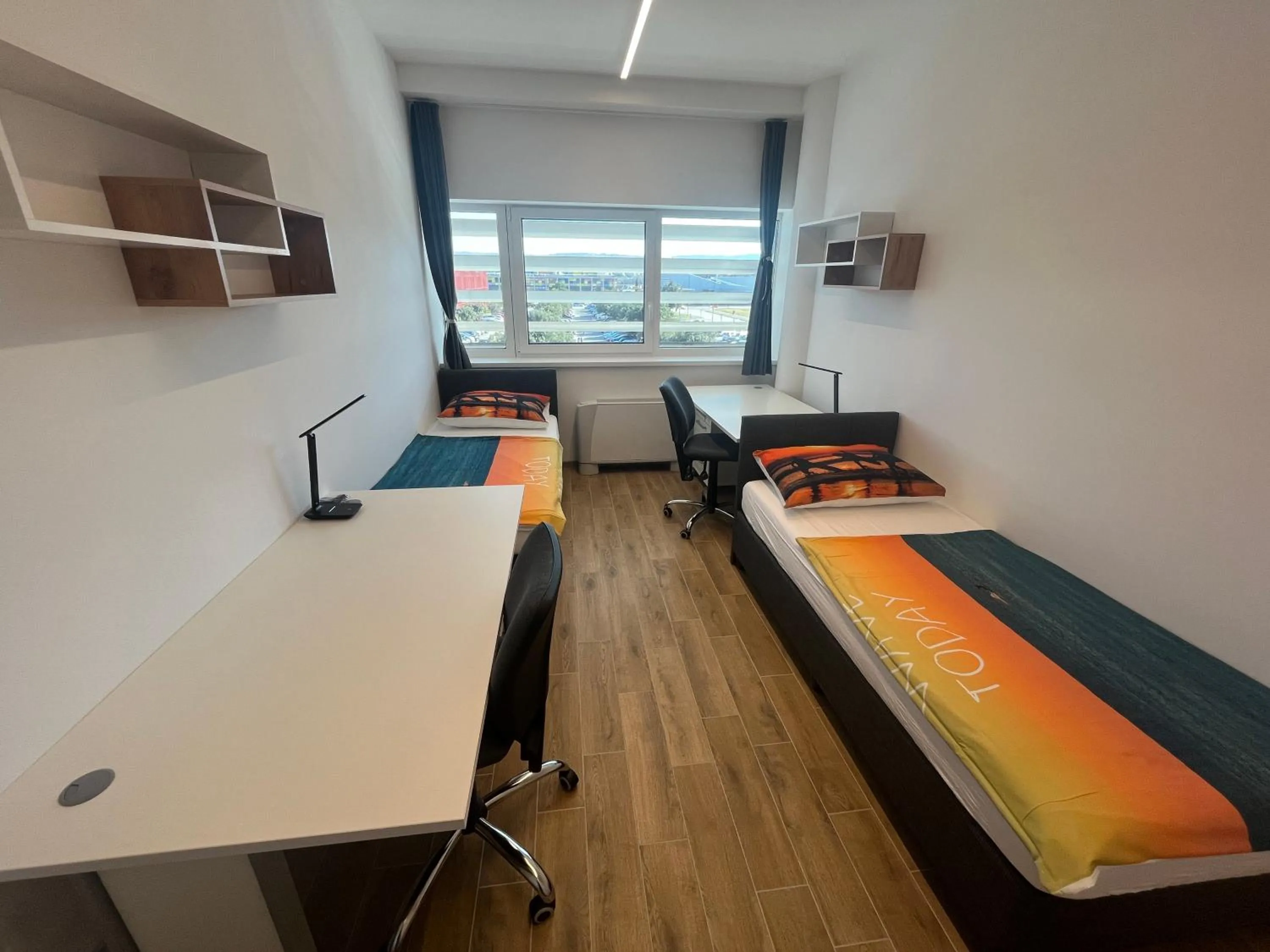 Bed in Motel Barka