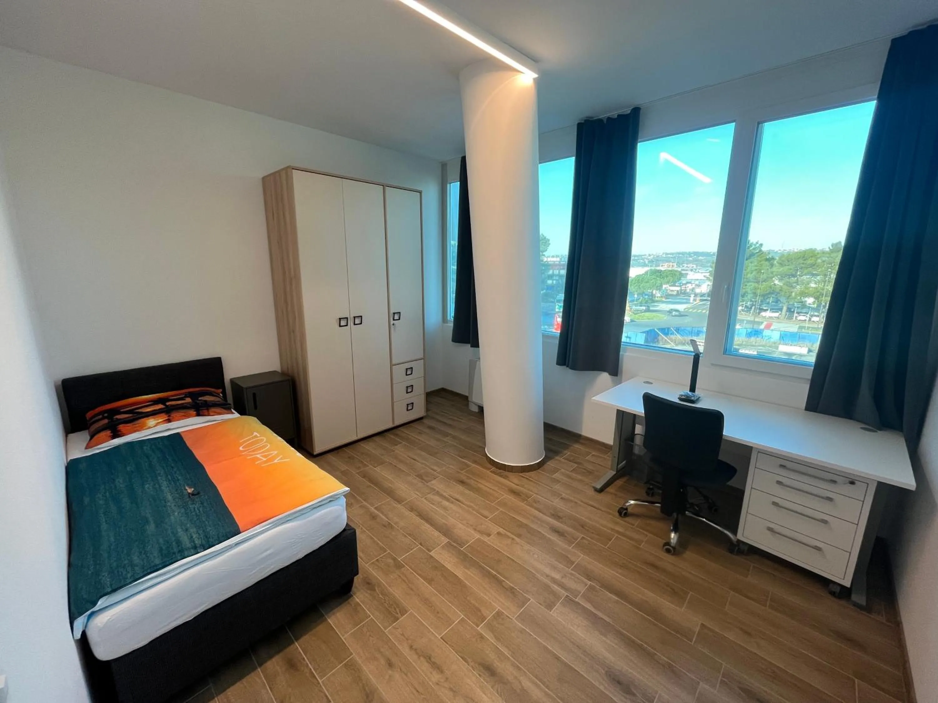 Bed in Motel Barka