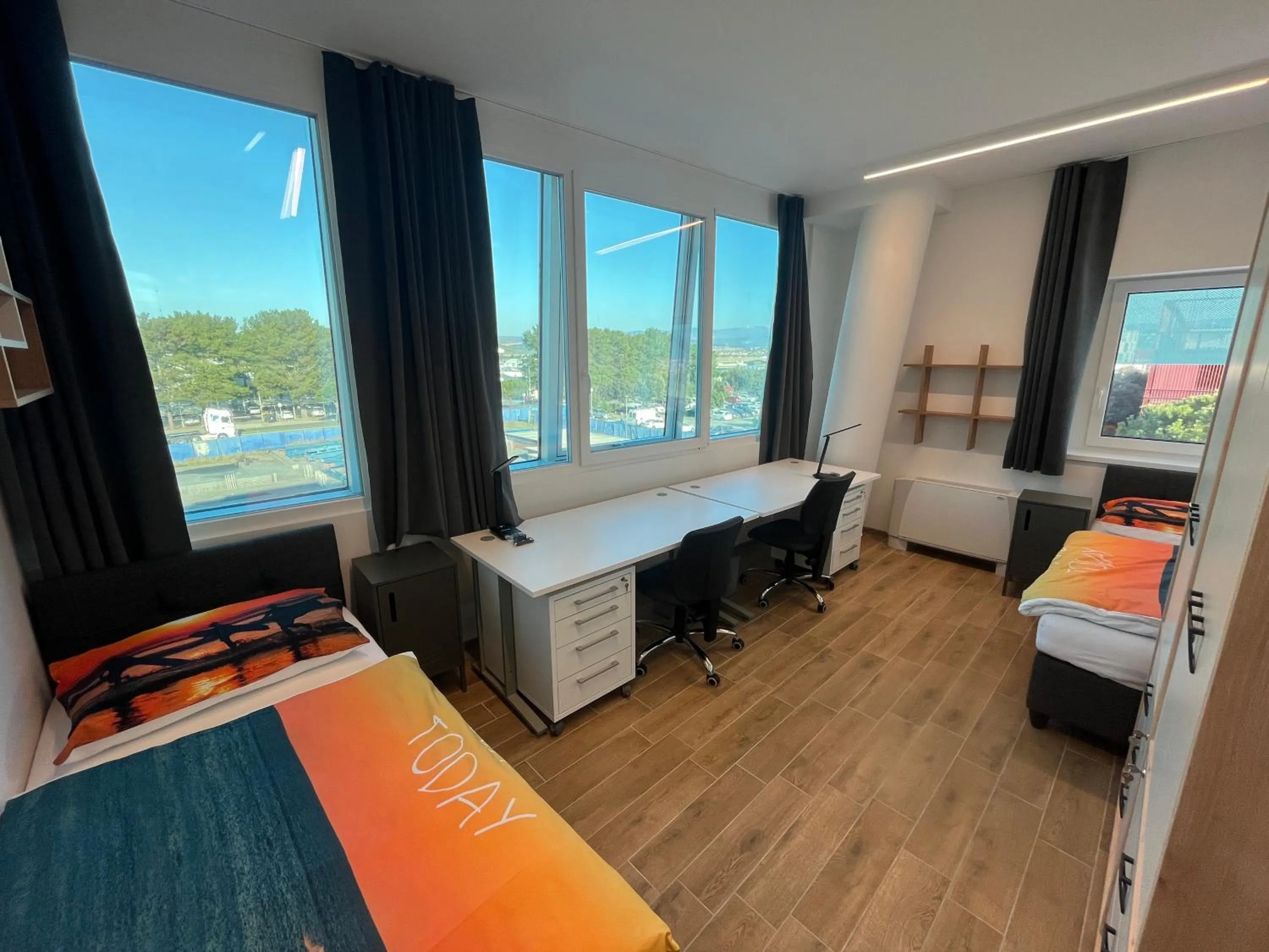 Bed in Motel Barka