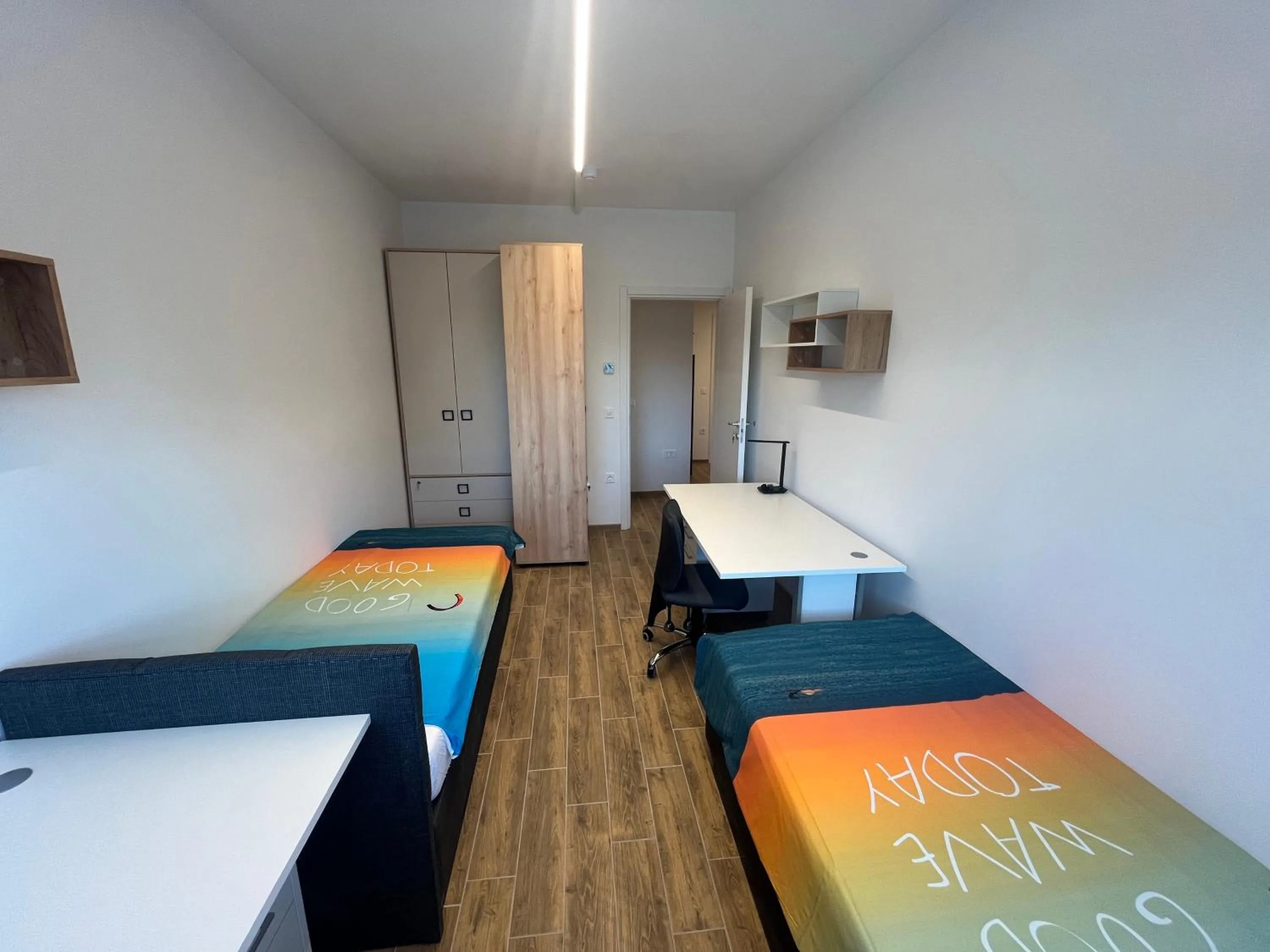 Bed in Motel Barka