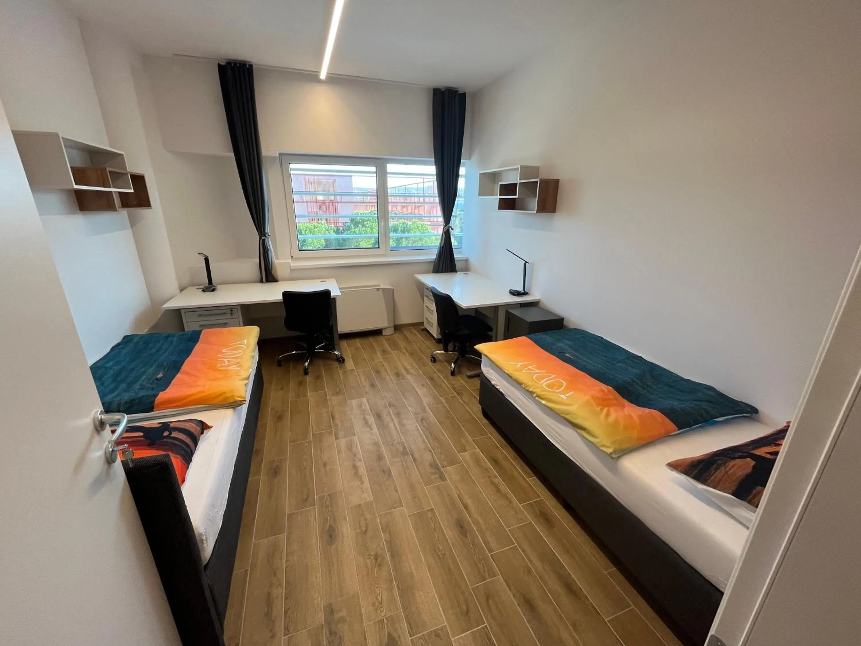 Bed in Motel Barka