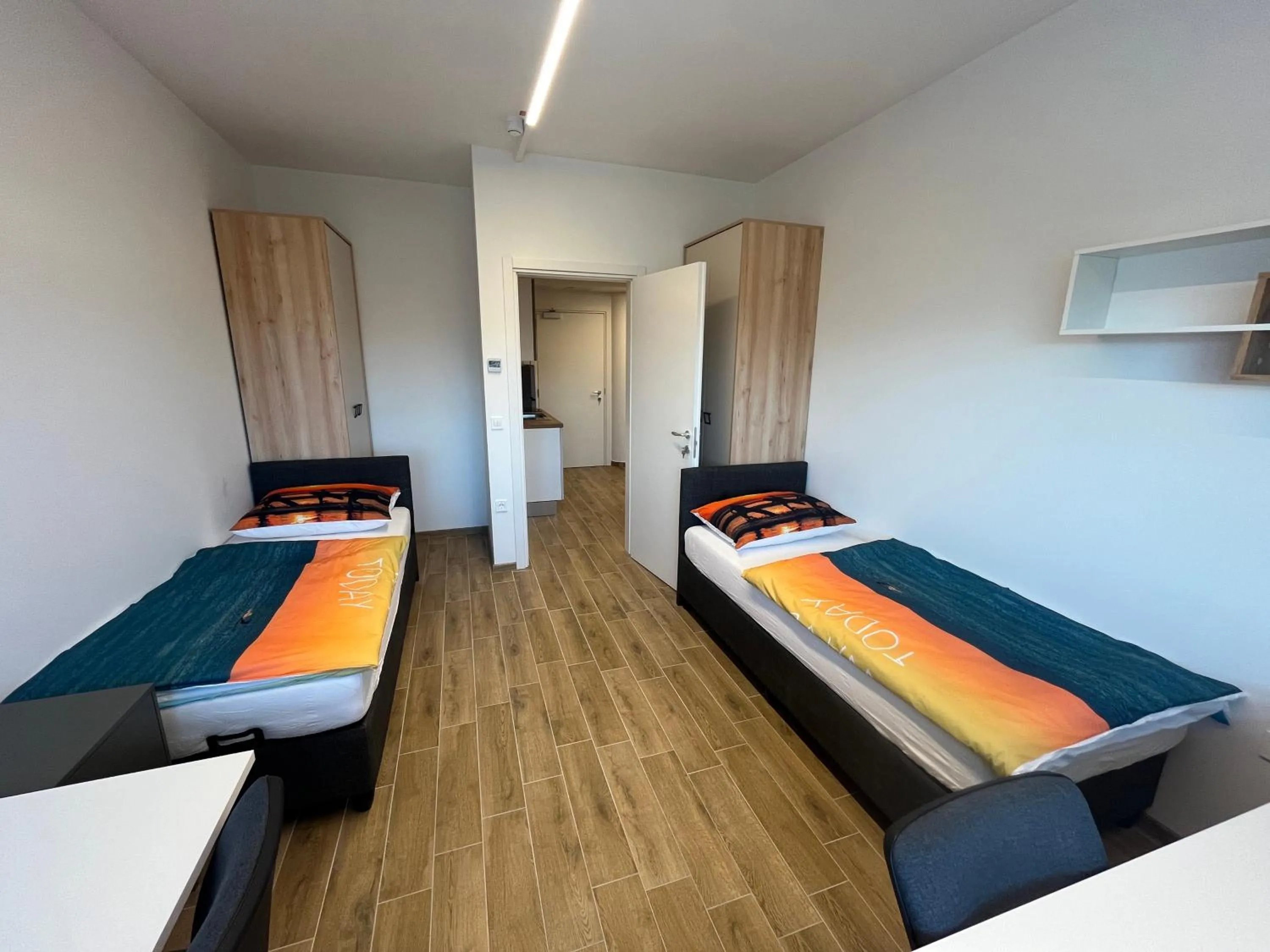 Bed in Motel Barka