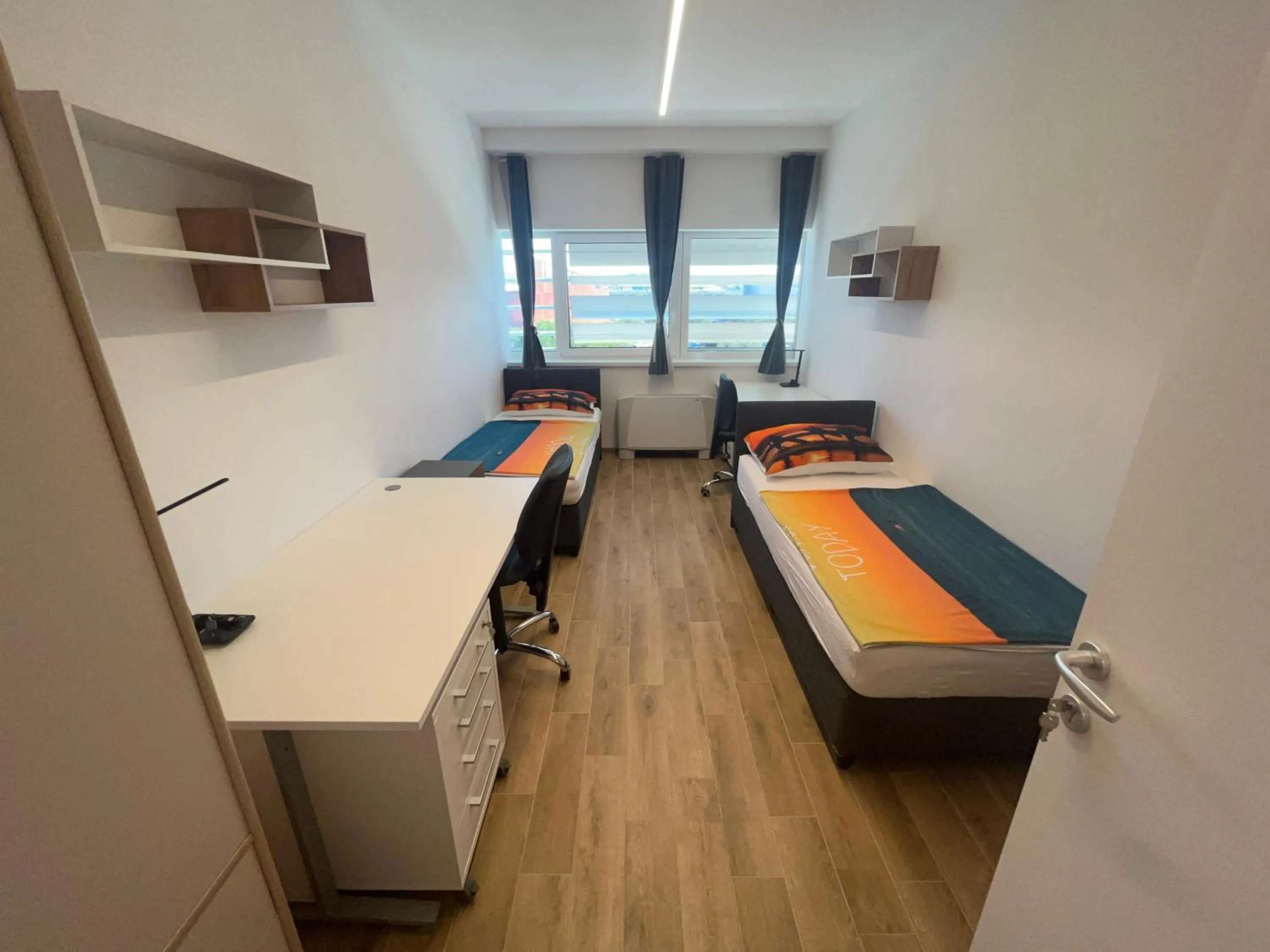 Bed in Motel Barka