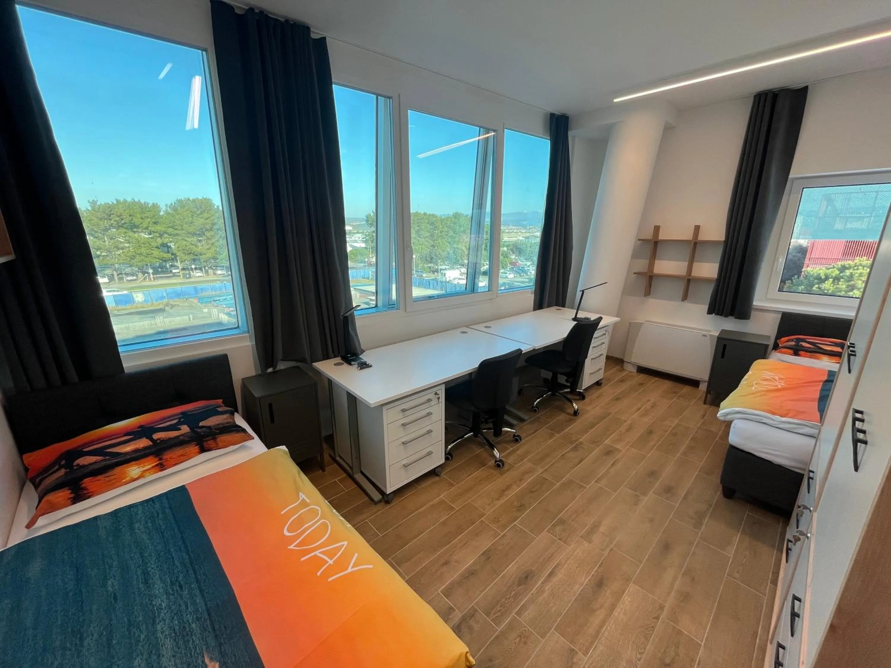 Bed in Motel Barka