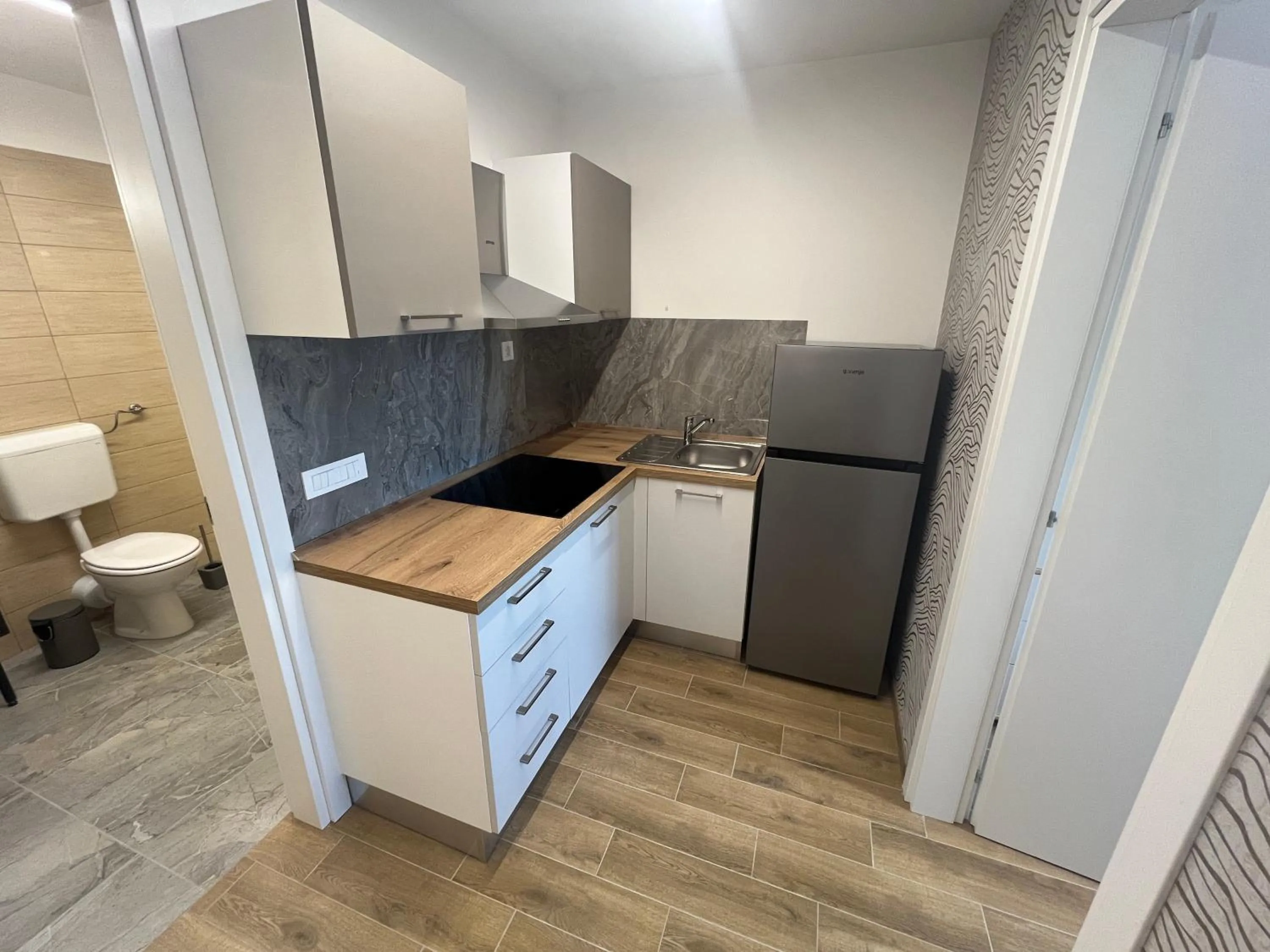 Kitchen or kitchenette in Motel Barka