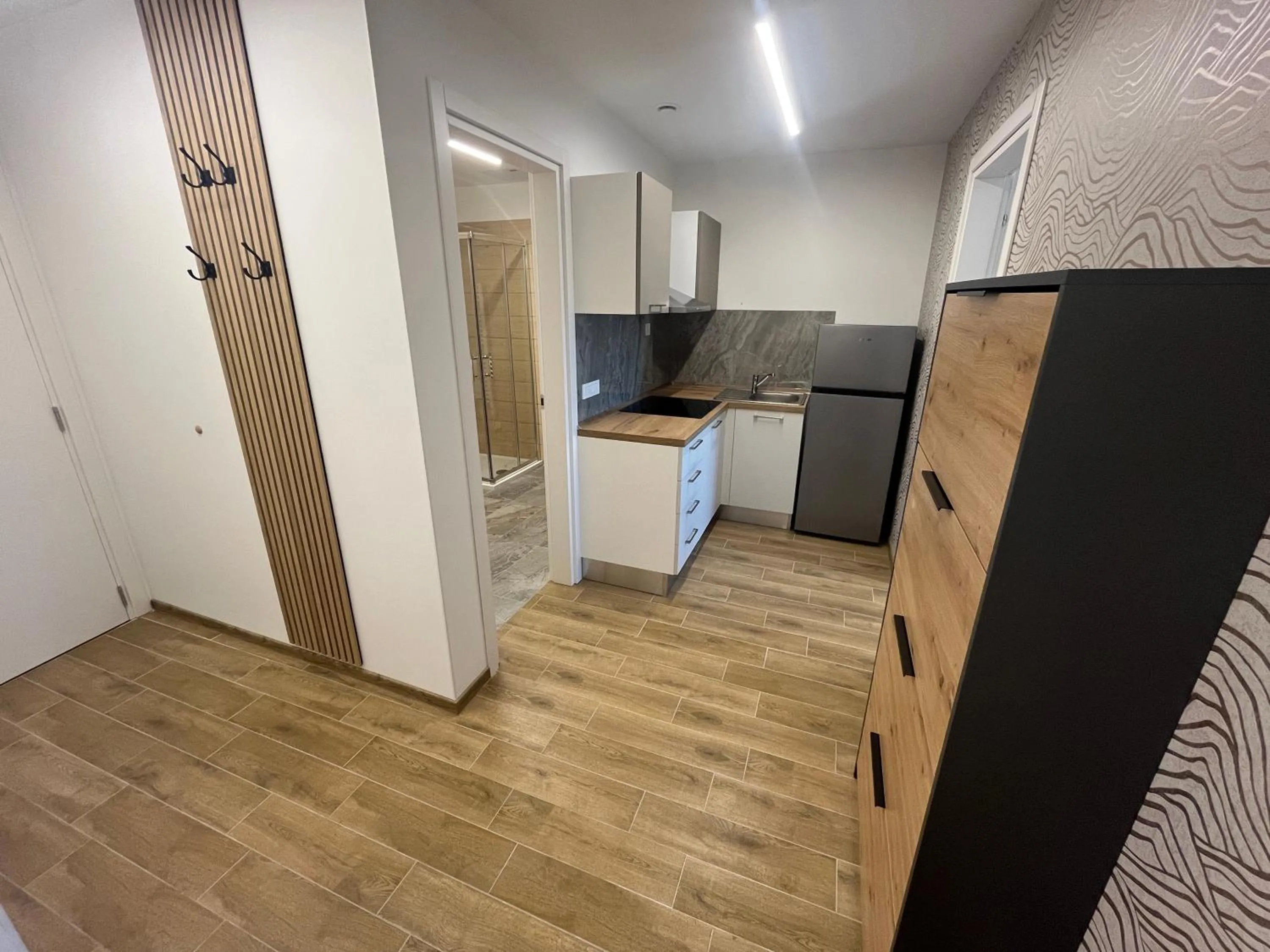 Kitchen or kitchenette in Motel Barka