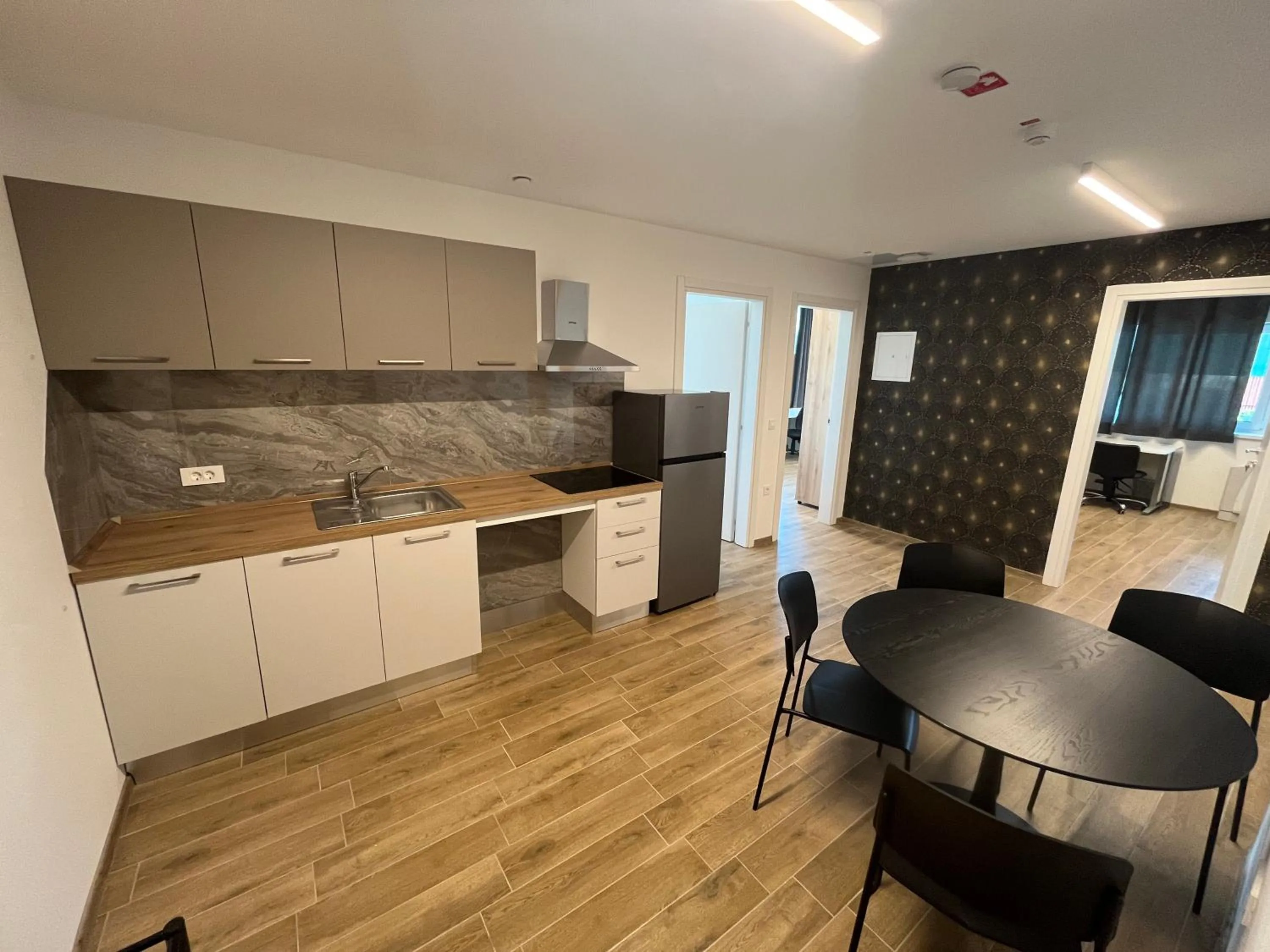 Kitchen or kitchenette in Motel Barka
