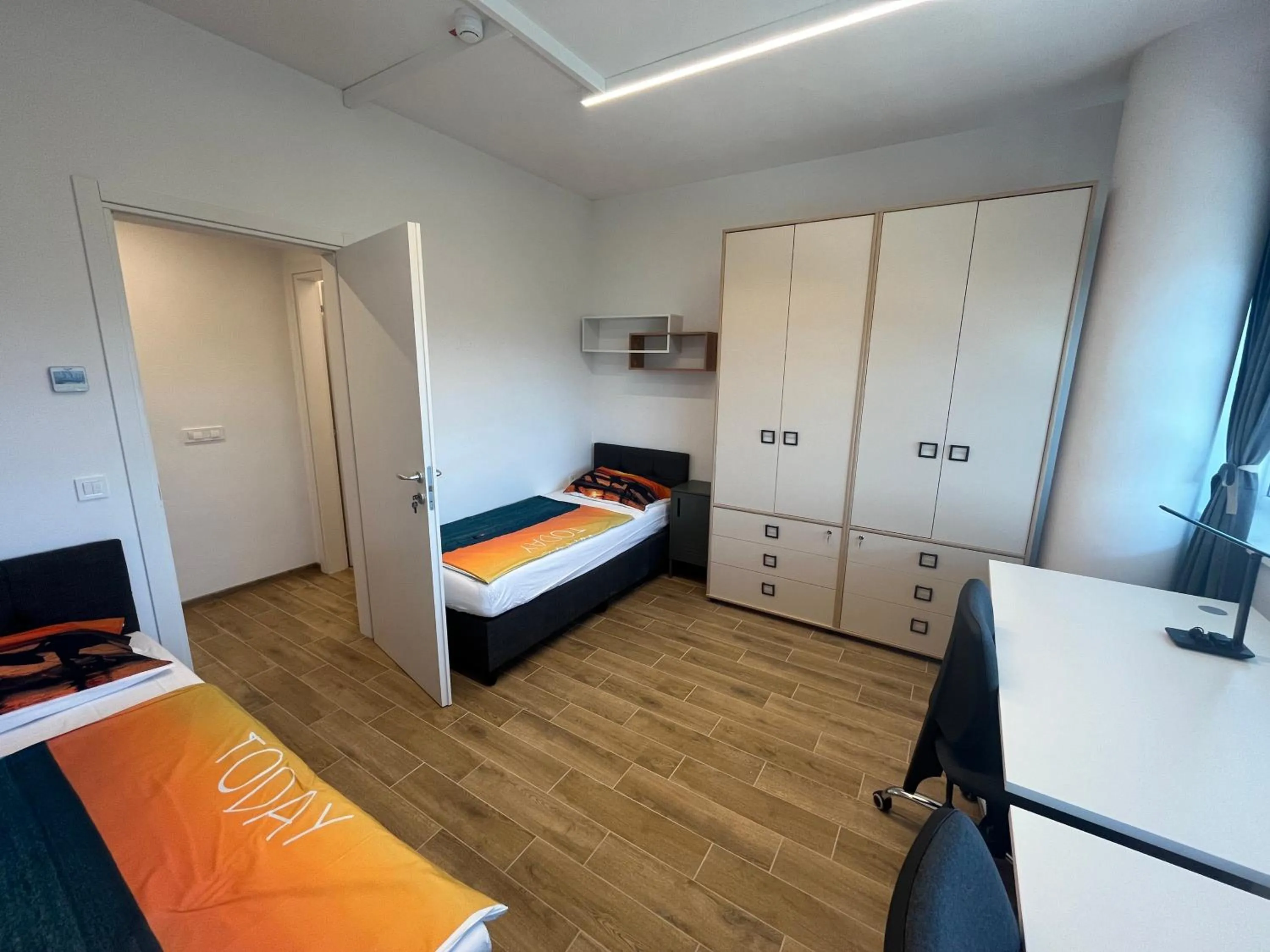 Bed in Motel Barka