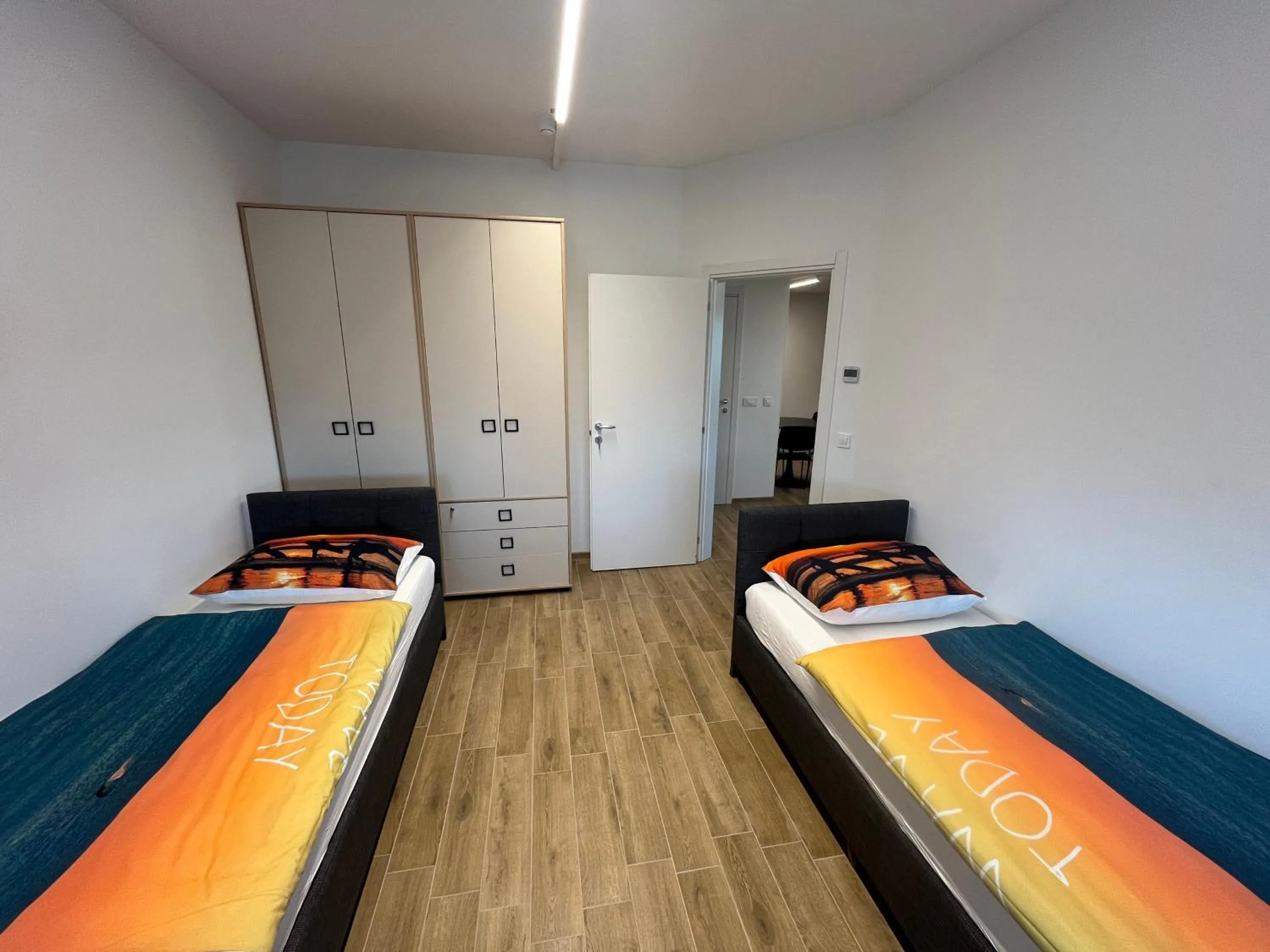 Bed in Motel Barka