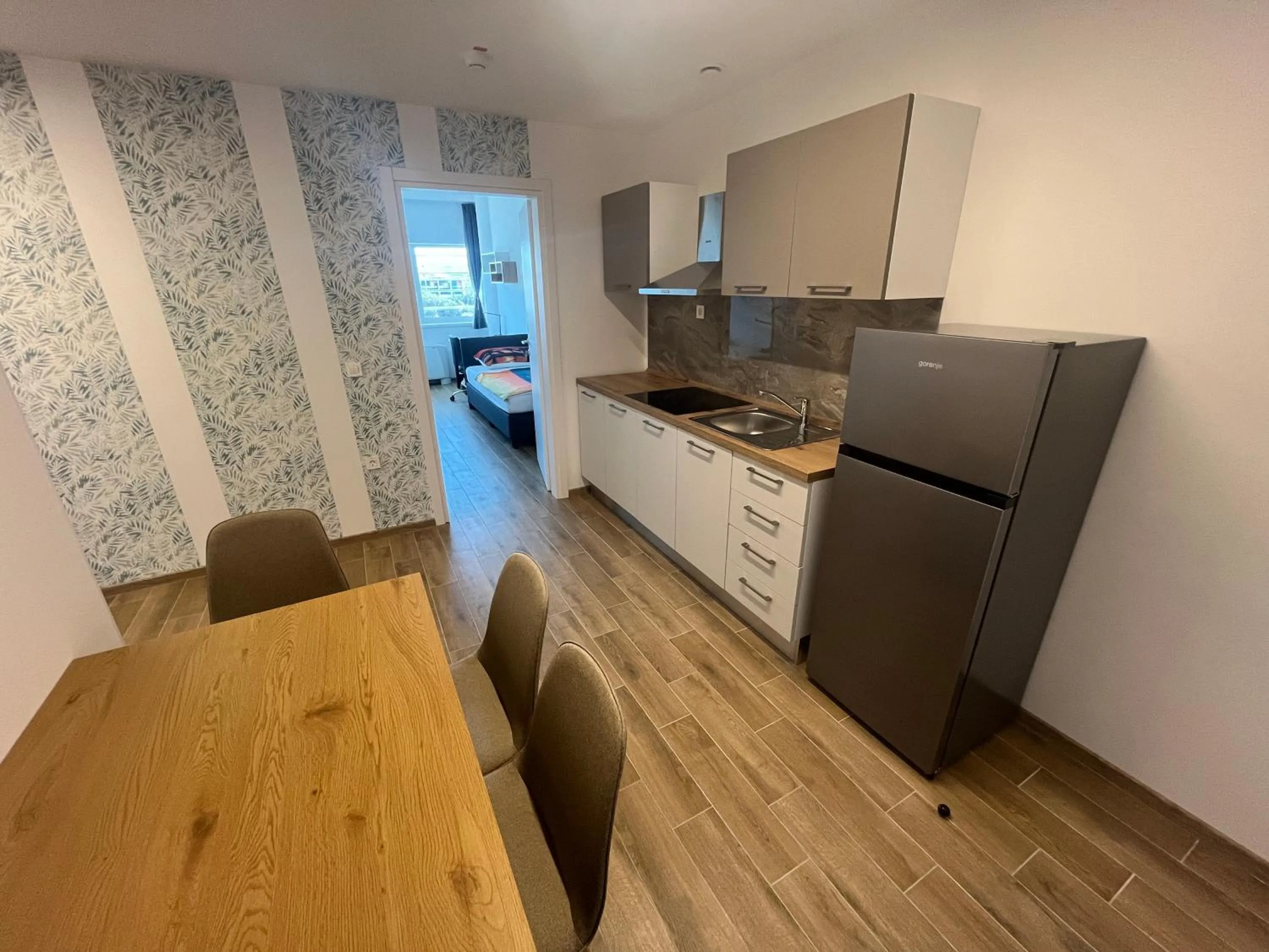 Kitchen or kitchenette in Motel Barka