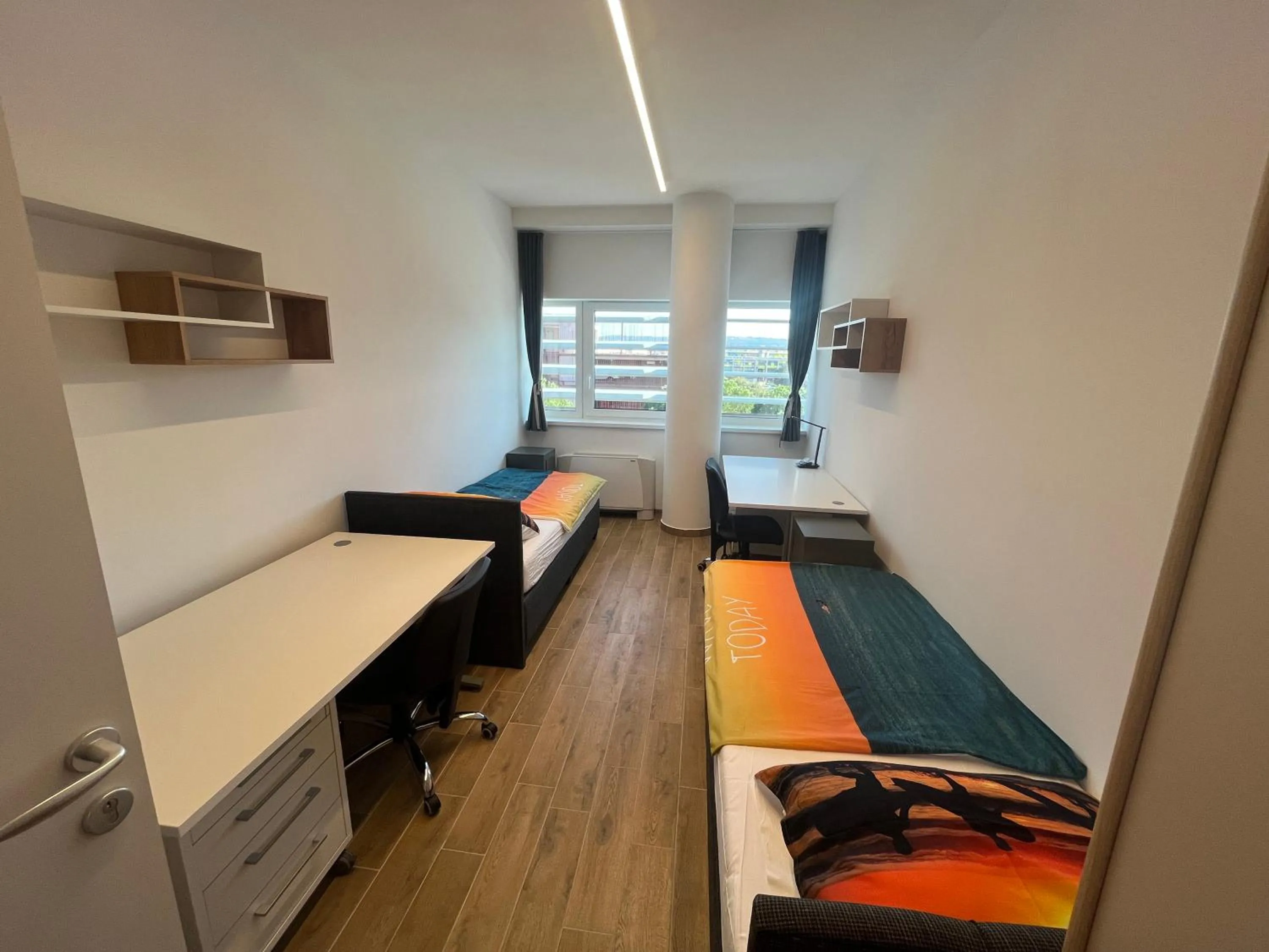 Bed in Motel Barka