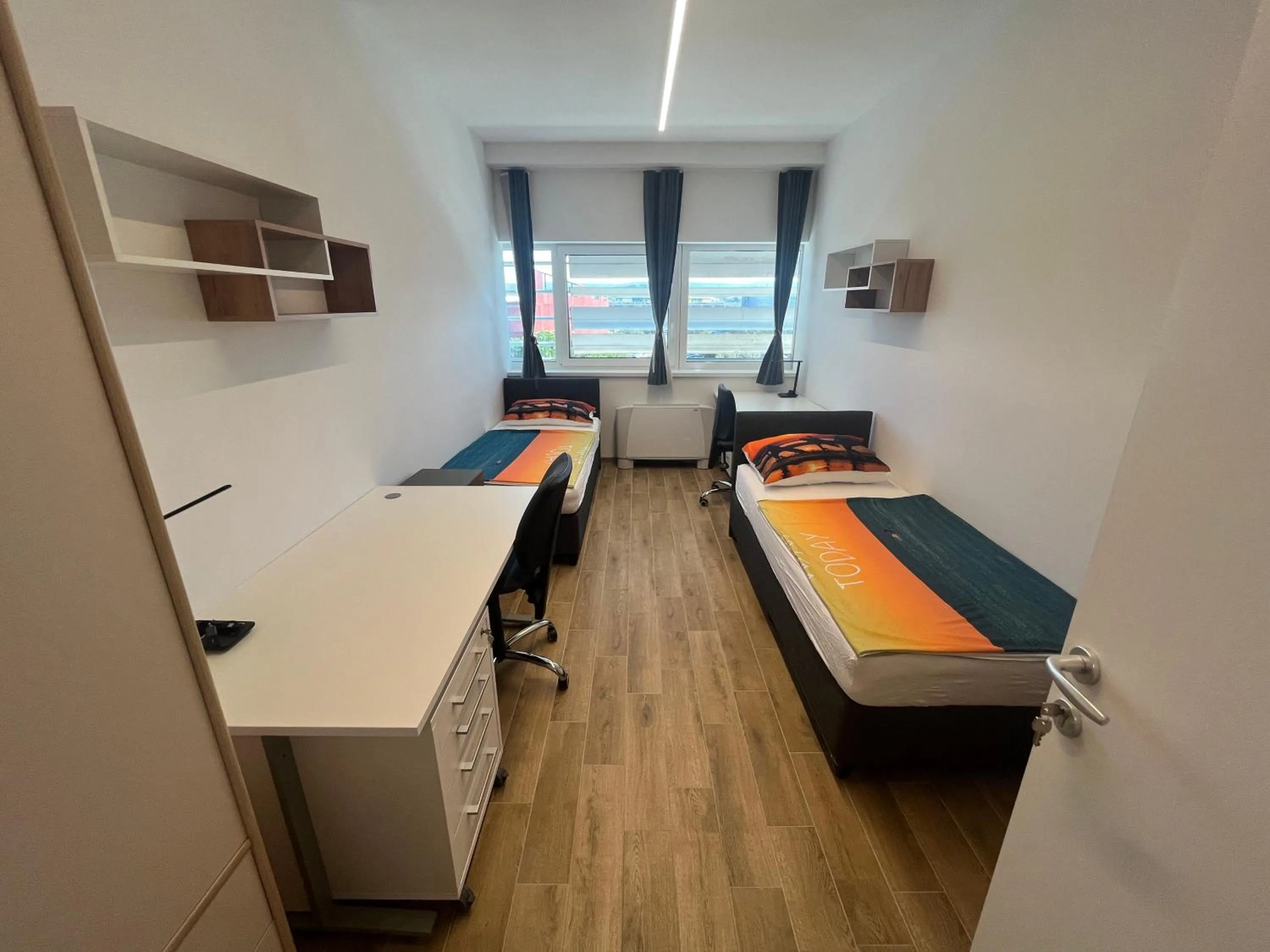 Bed in Motel Barka