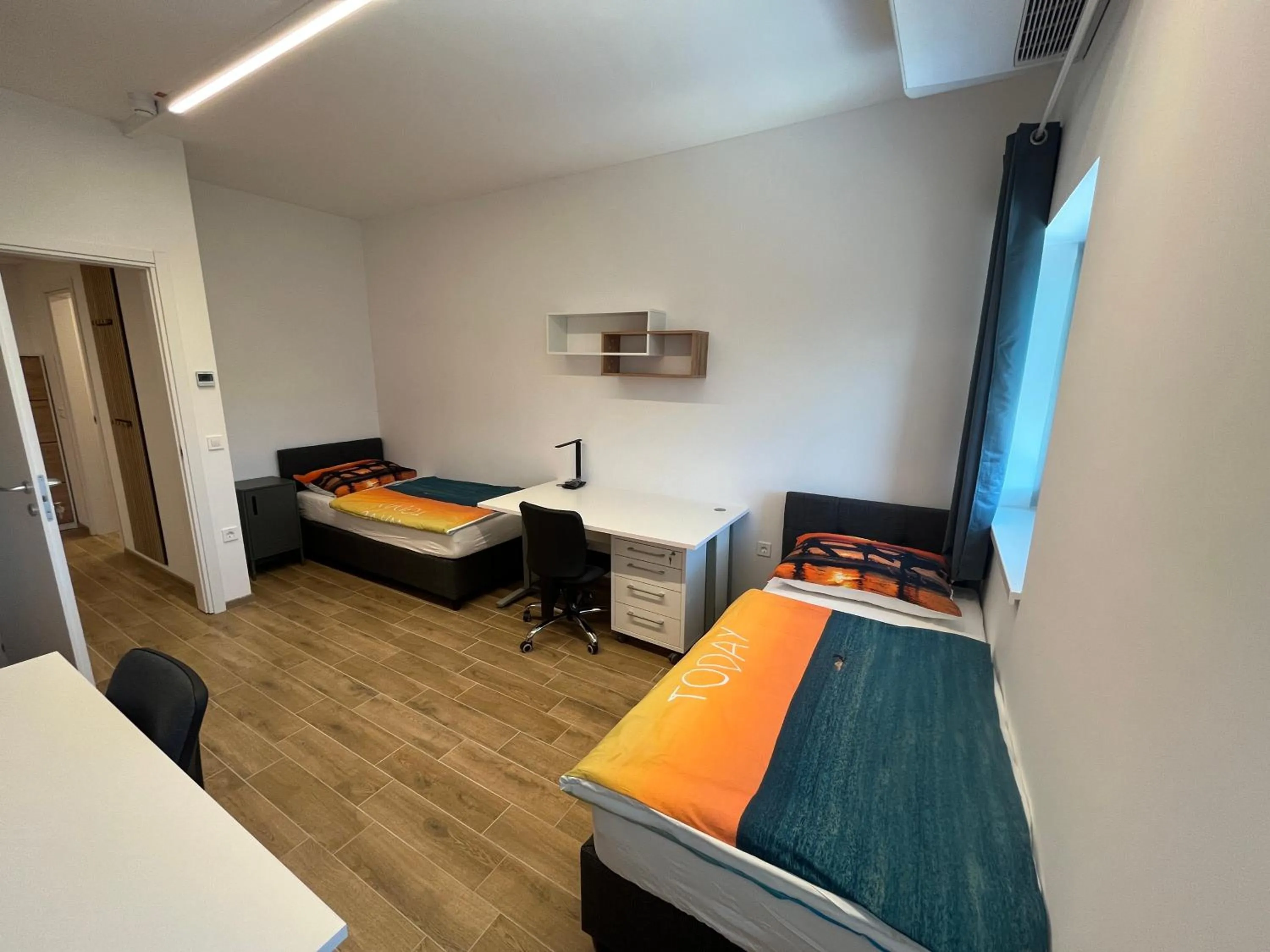 Bed in Motel Barka