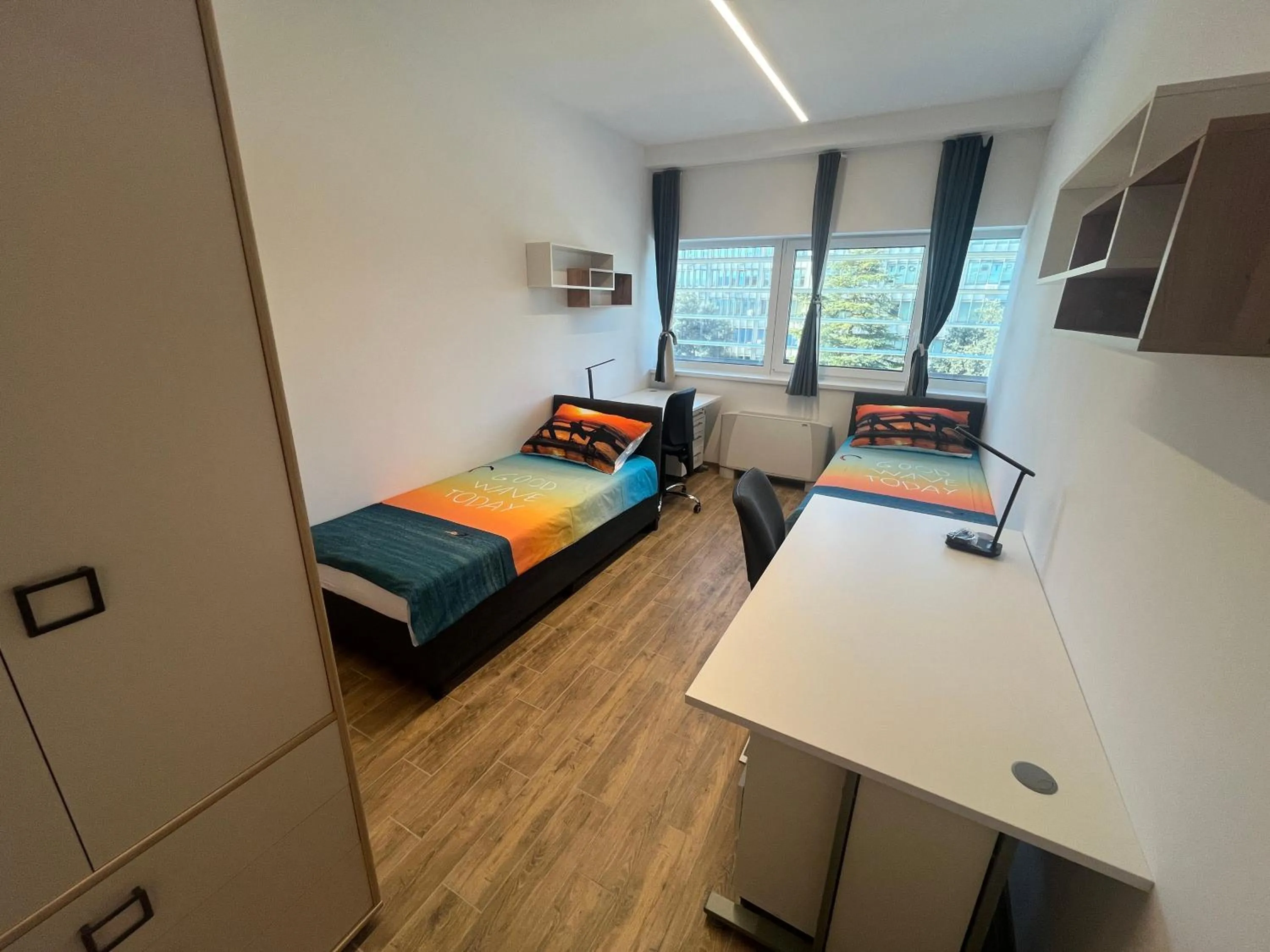 Bed in Motel Barka