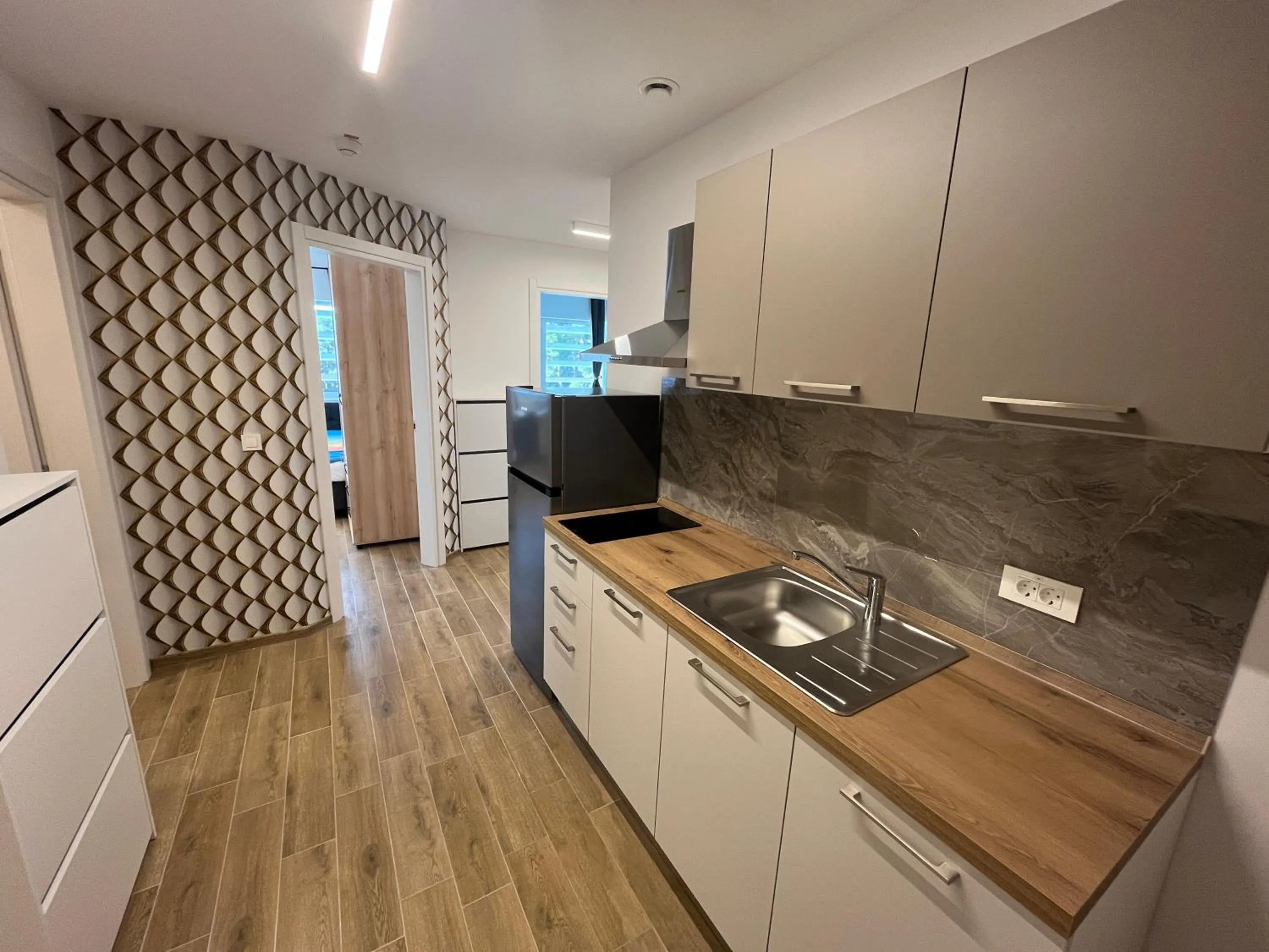 Kitchen or kitchenette in Motel Barka