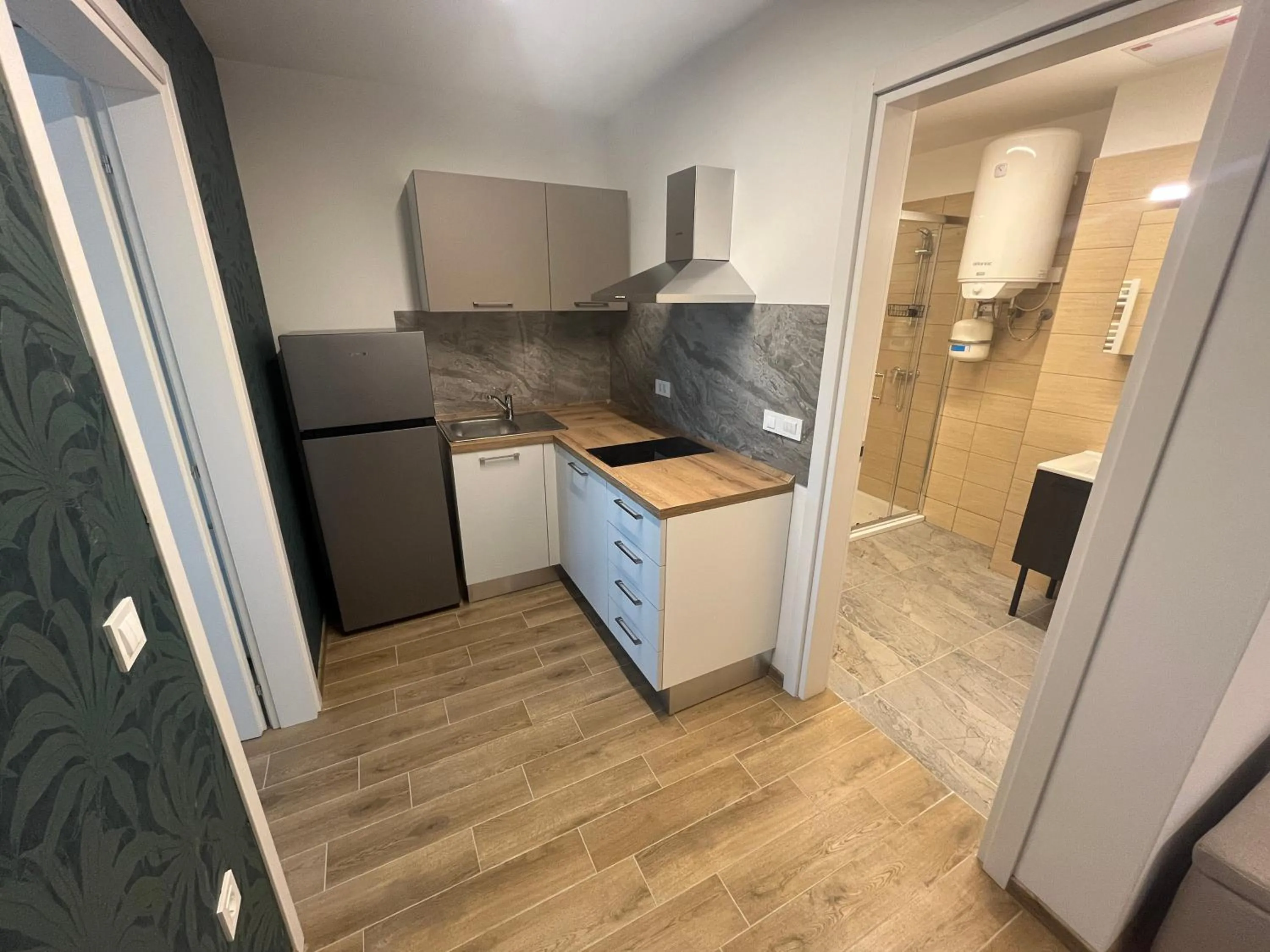 Kitchen or kitchenette in Motel Barka