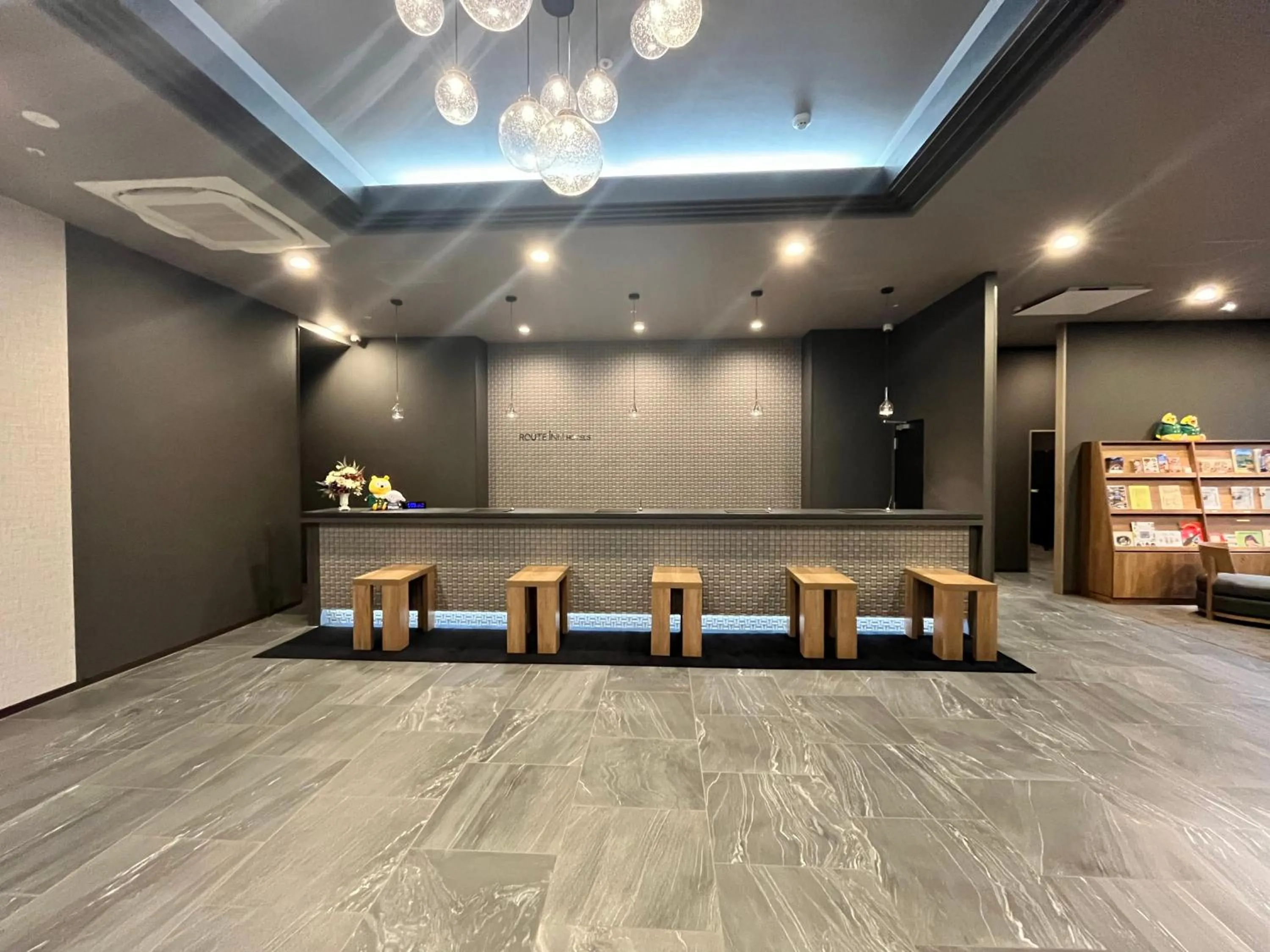 Lobby or reception in Hotel Route Inn Grand Fukushima Ekimae Higashiguchi