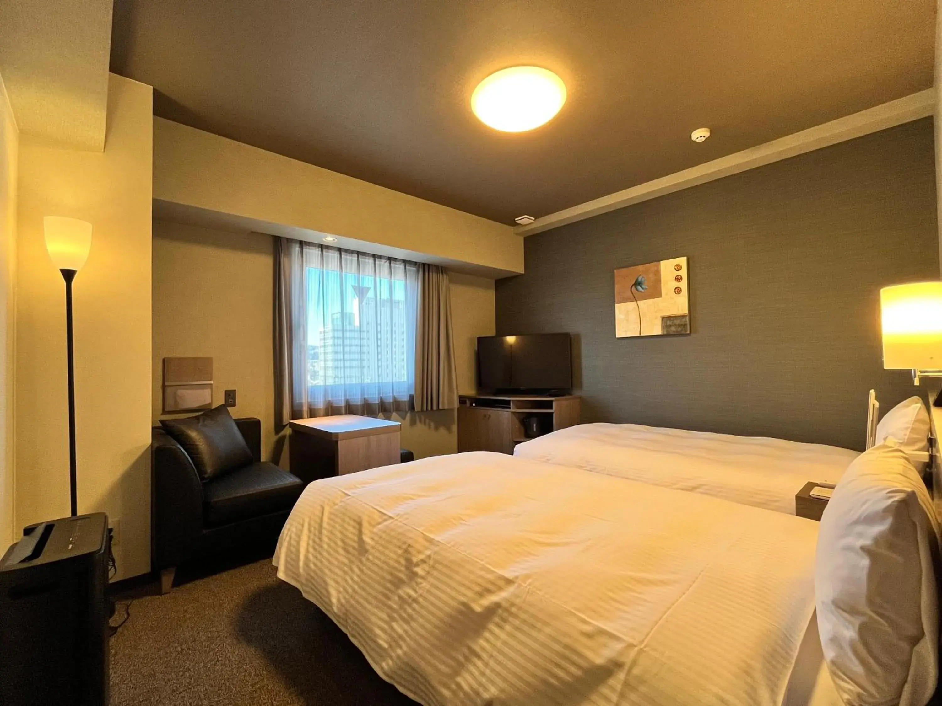 Twin Room - single occupancy - Heated Tobacco Only - Smoking in Hotel Route Inn Grand Fukushima Ekimae Higashiguchi Twin Room - single occupancy - Heated Tobacco Only - Smoking in Hotel Route Inn Grand Fukushima Ekimae Higashiguchi