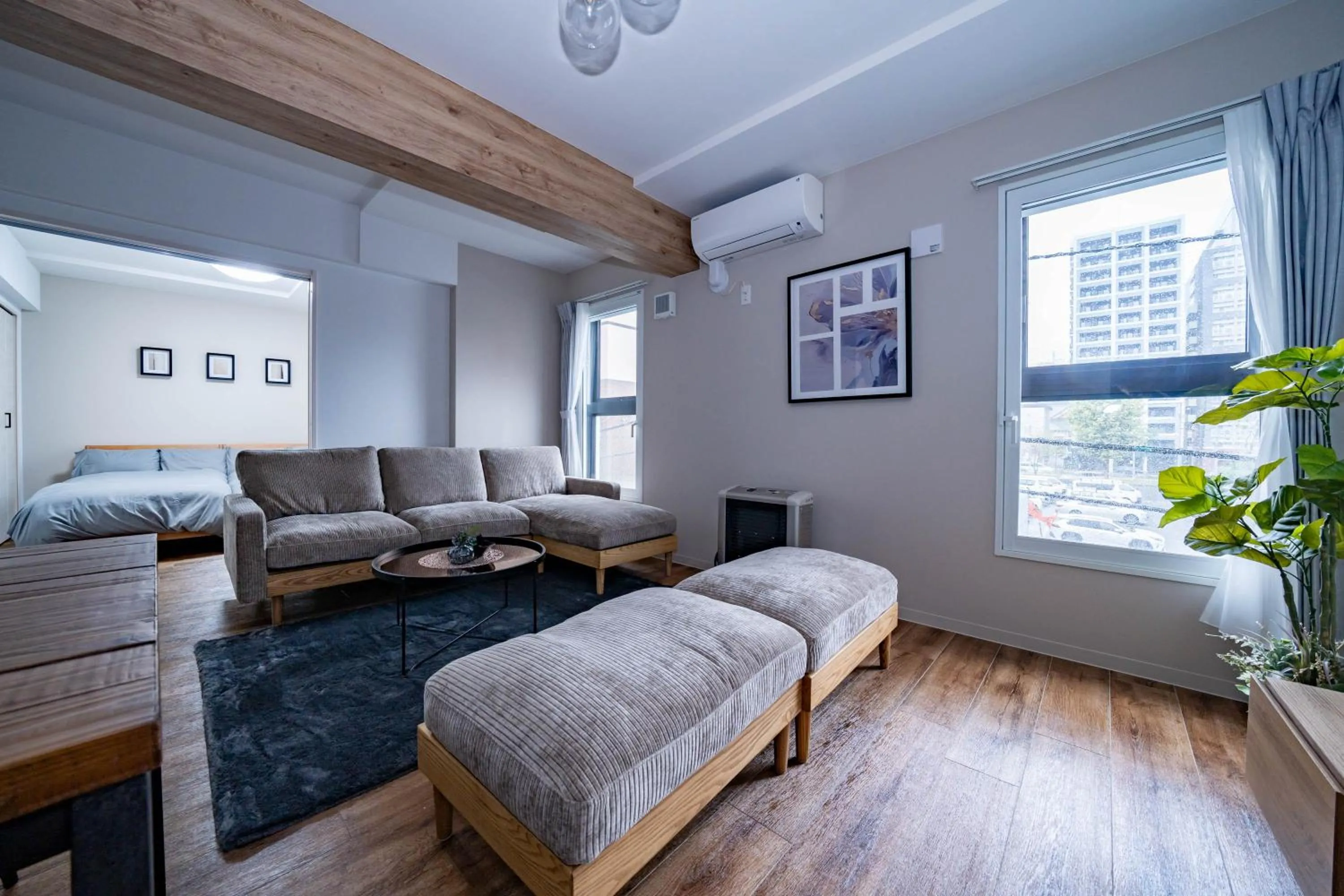 Living room, Bed in Zabo Hills 305