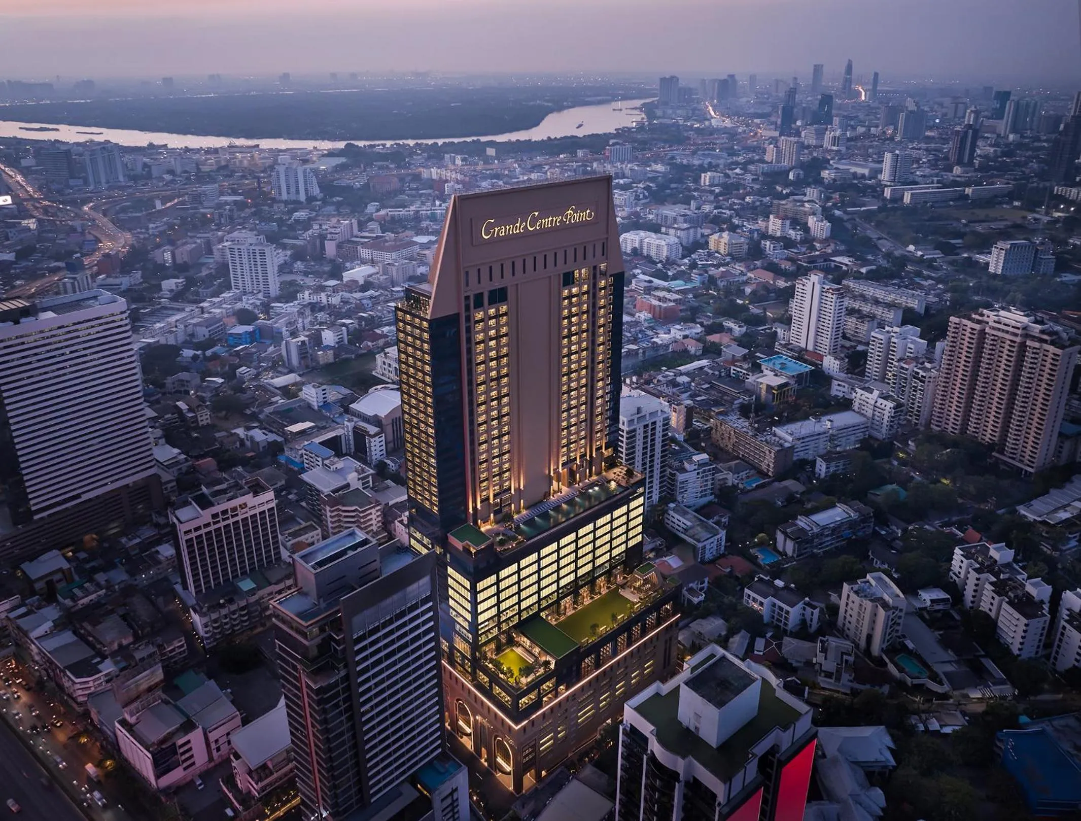 View (from property/room) in Grande Centre Point Lumphini Bangkok