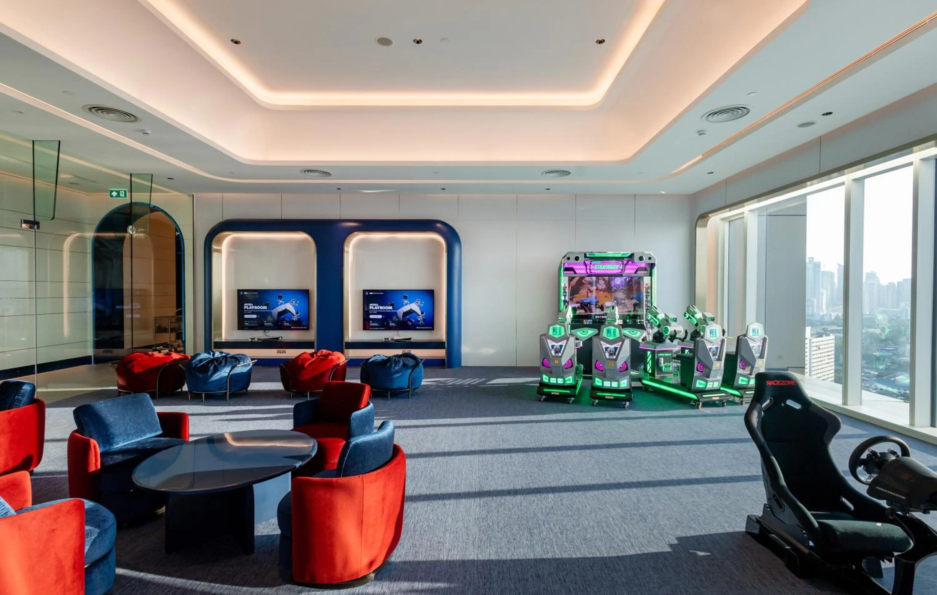 Game Room in Grande Centre Point Lumphini Bangkok