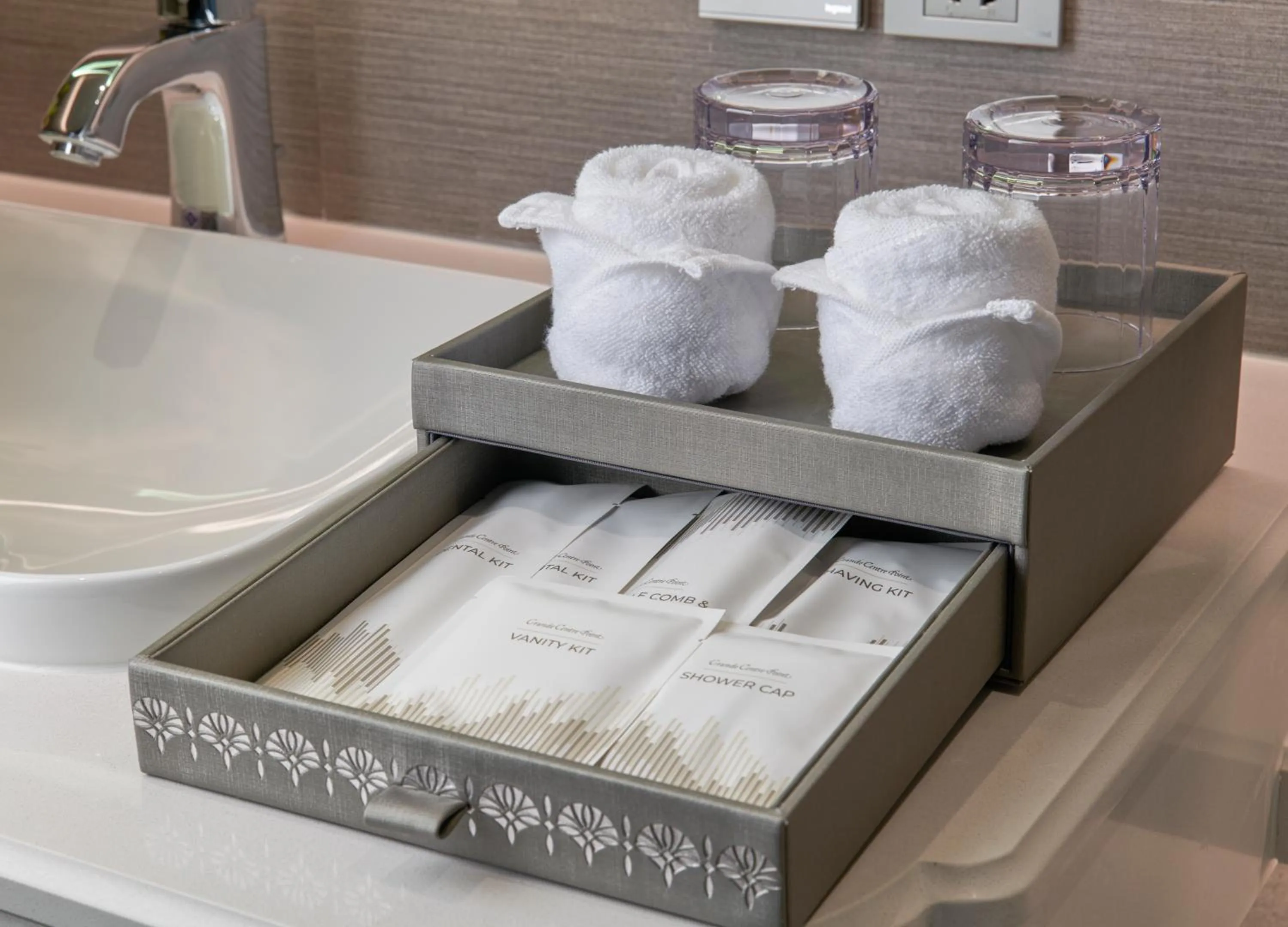 Bathroom in Grande Centre Point Lumphini Bangkok