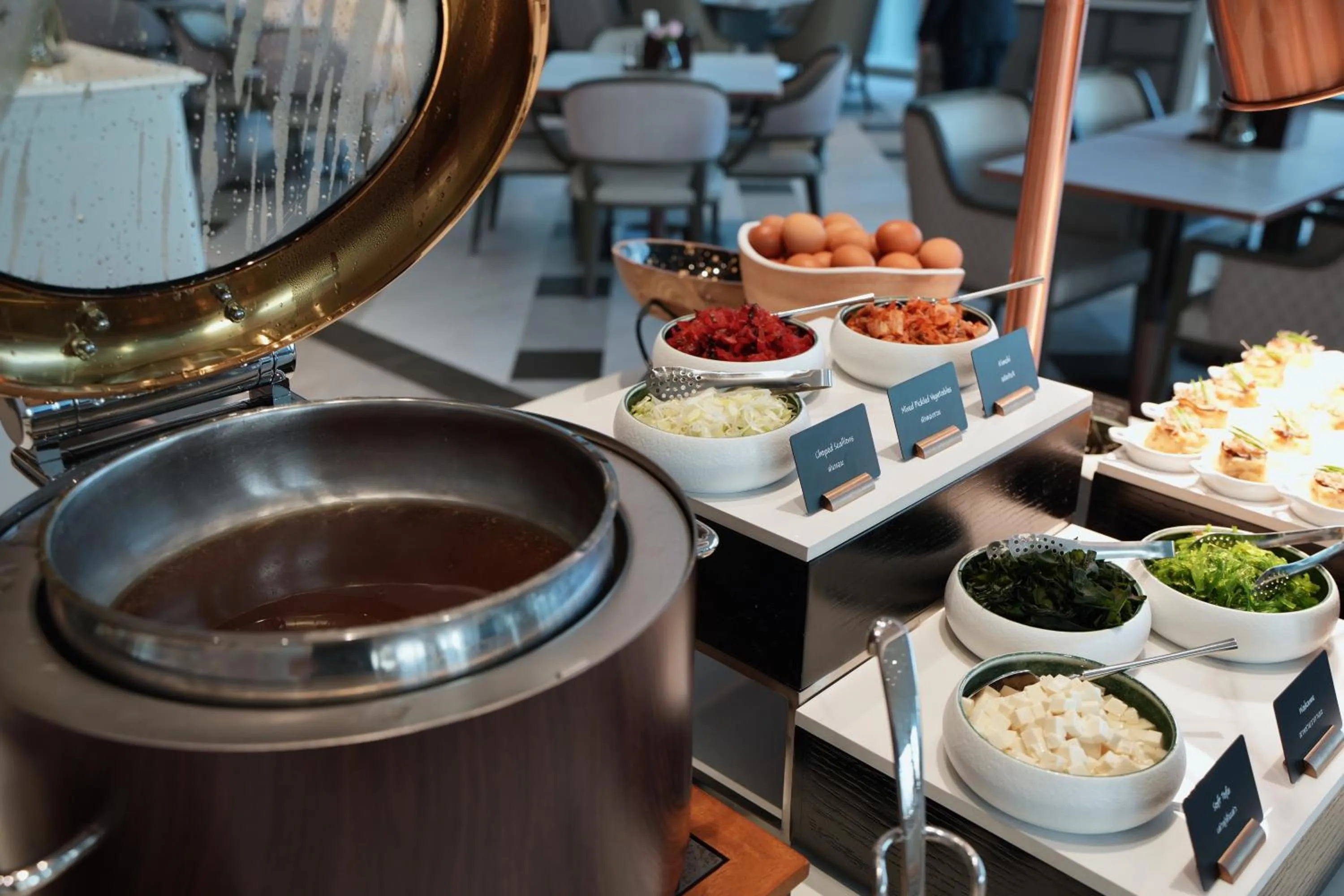 Buffet breakfast in Grande Centre Point Lumphini Bangkok