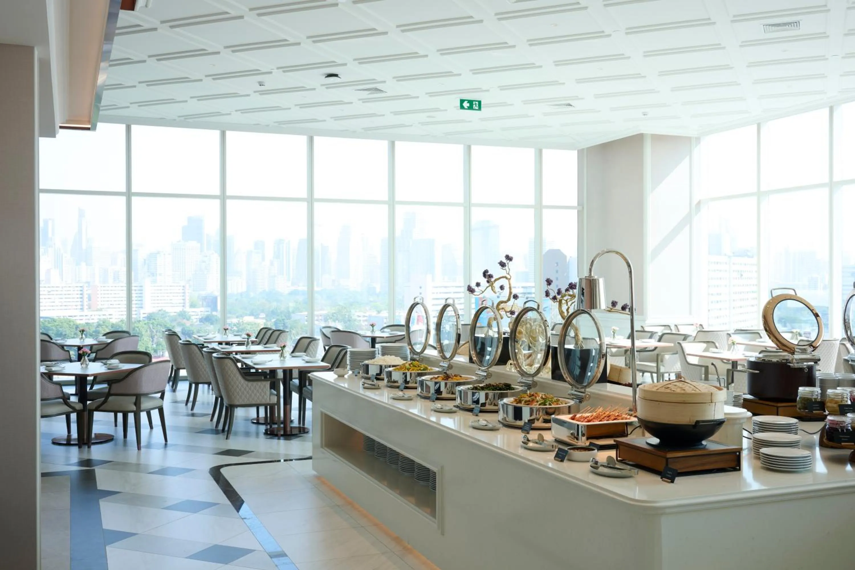 Breakfast in Grande Centre Point Lumphini Bangkok