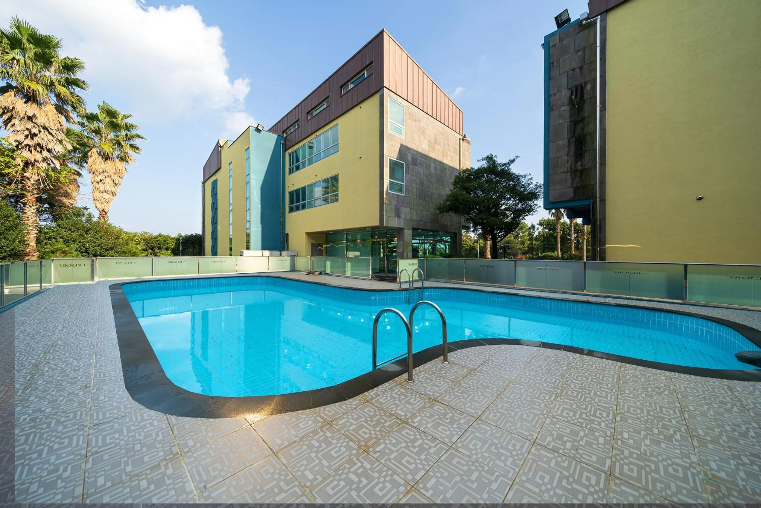 Swimming pool in FromH T Resort Jeju Seongsan