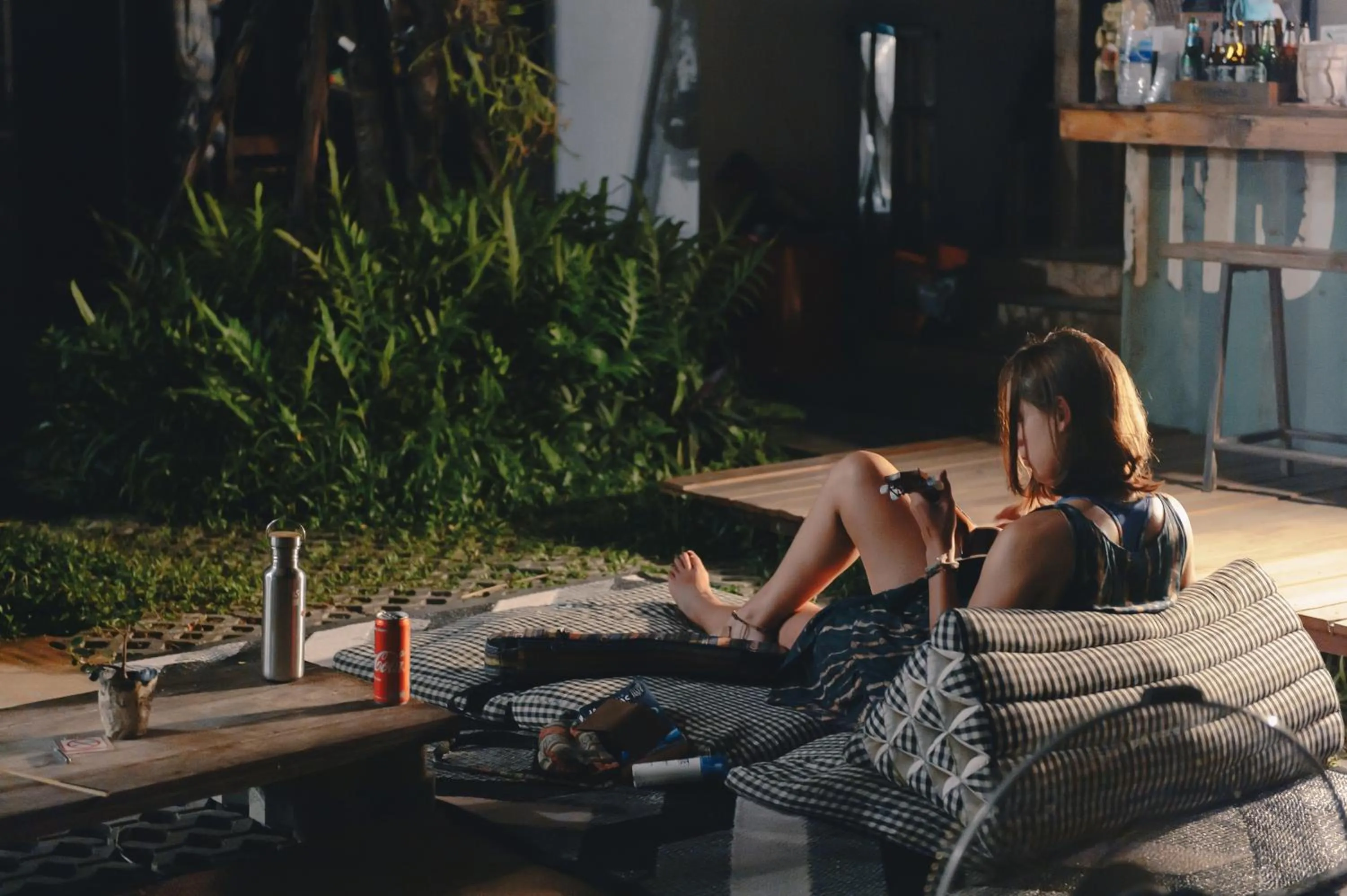 People in The Yard Bangkok Hostel