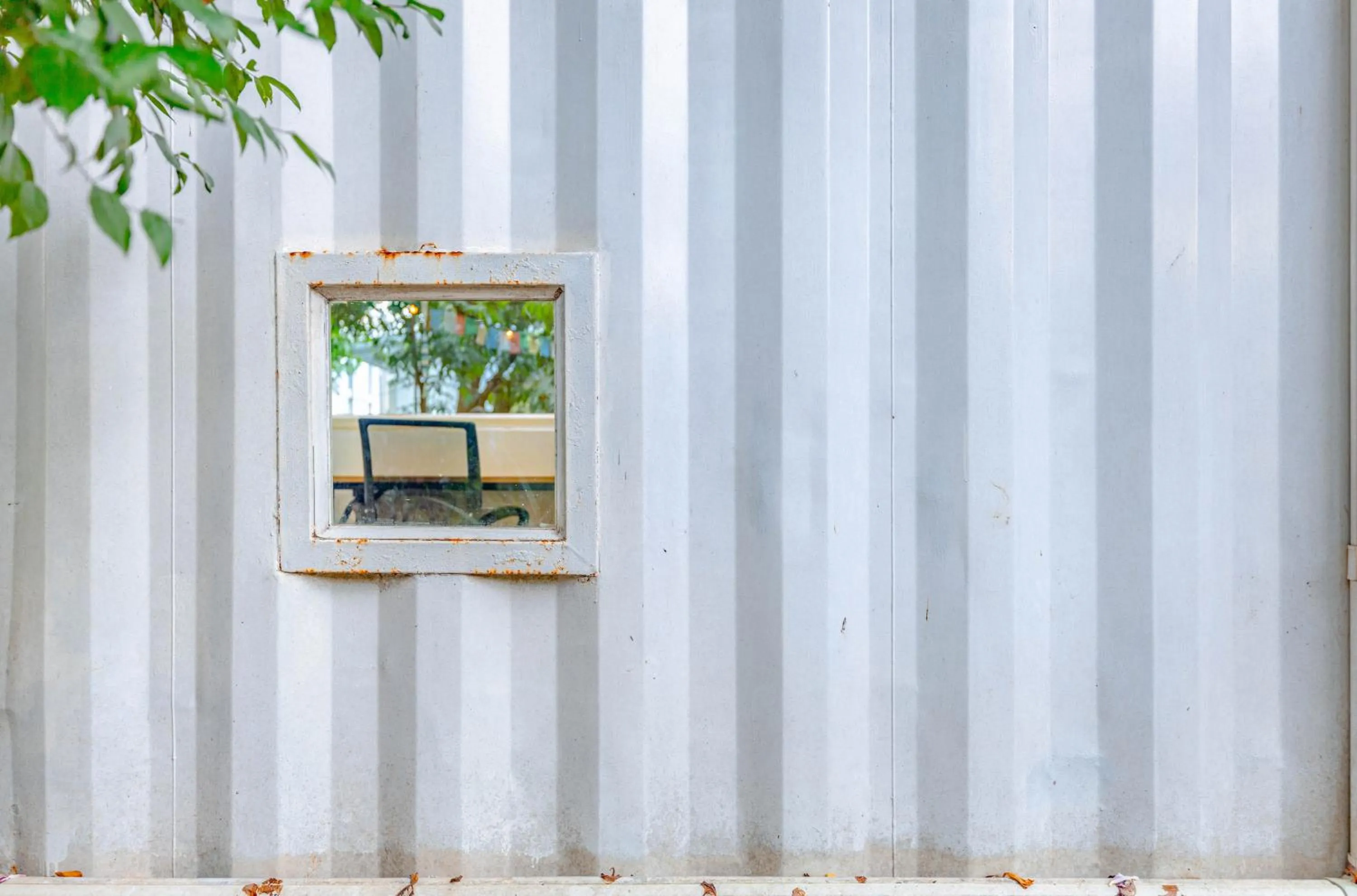 Property building in The Yard Bangkok Hostel