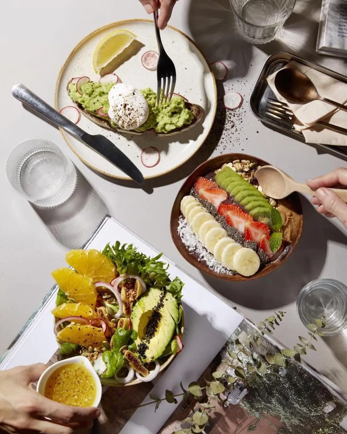 Restaurant/places to eat in The Yard Bangkok Hostel