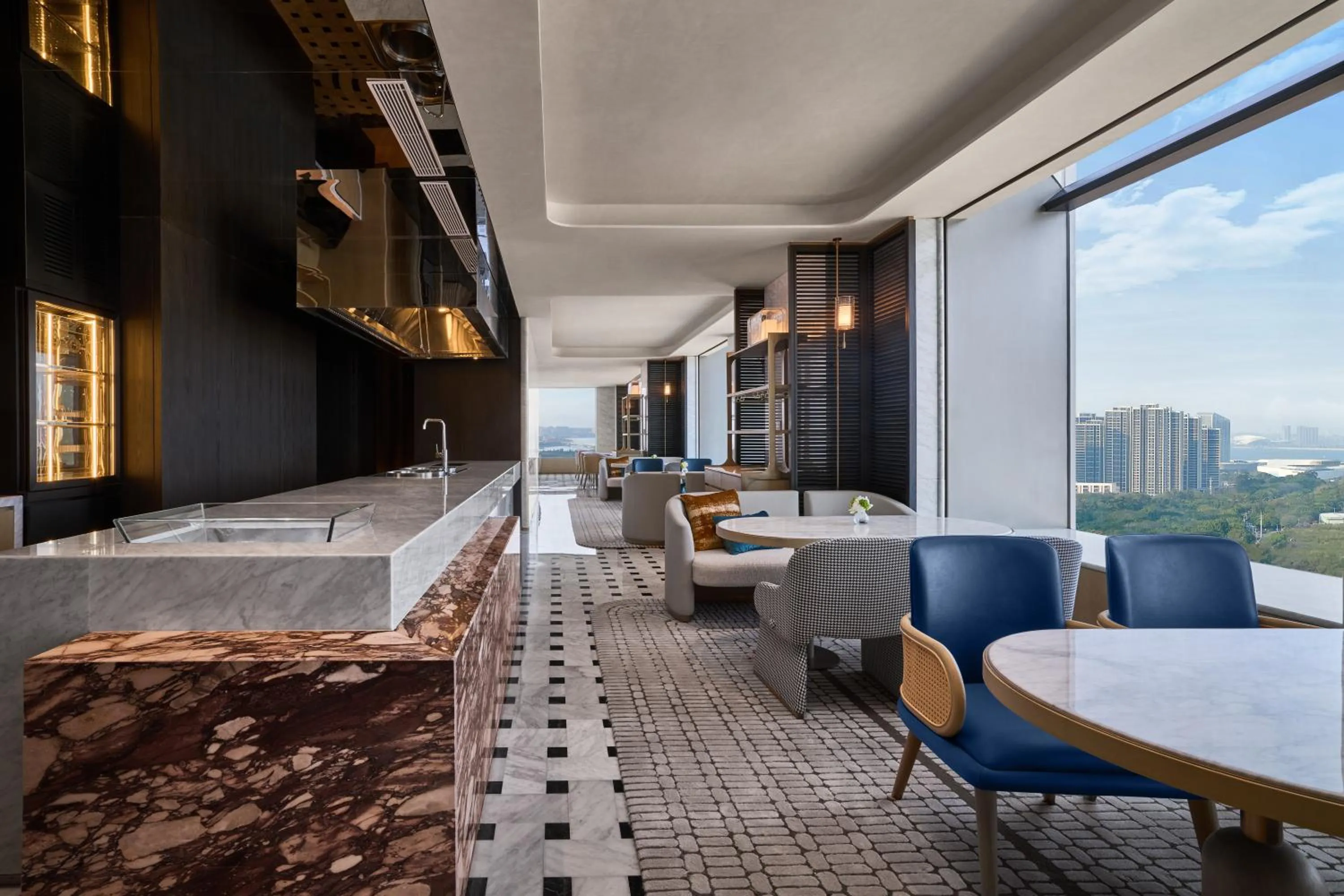 Seating area in Fairmont Xiamen