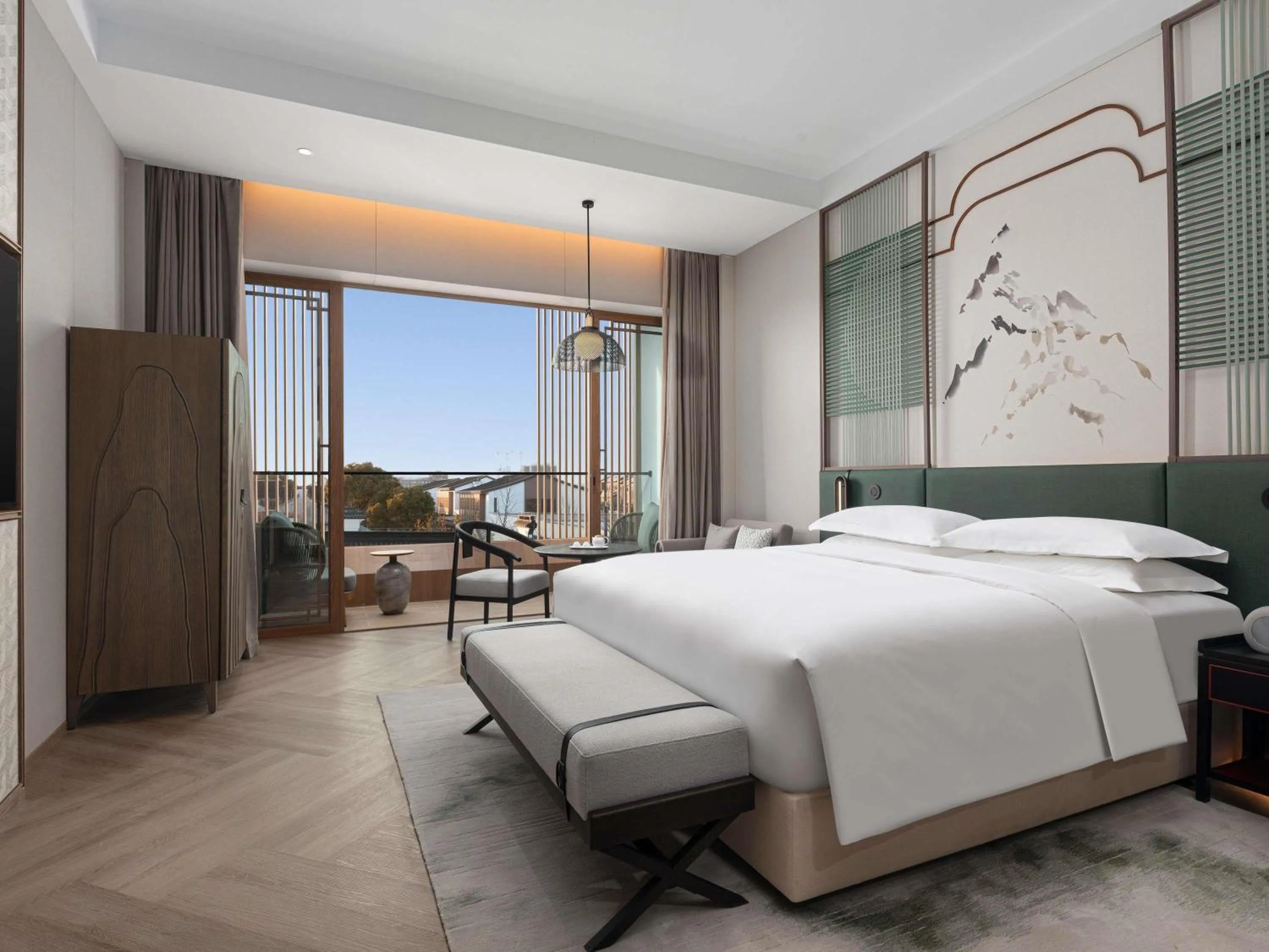 Bedroom, Bed in Dangkou Ancient Town Hotel Wuxi MGallery Collection