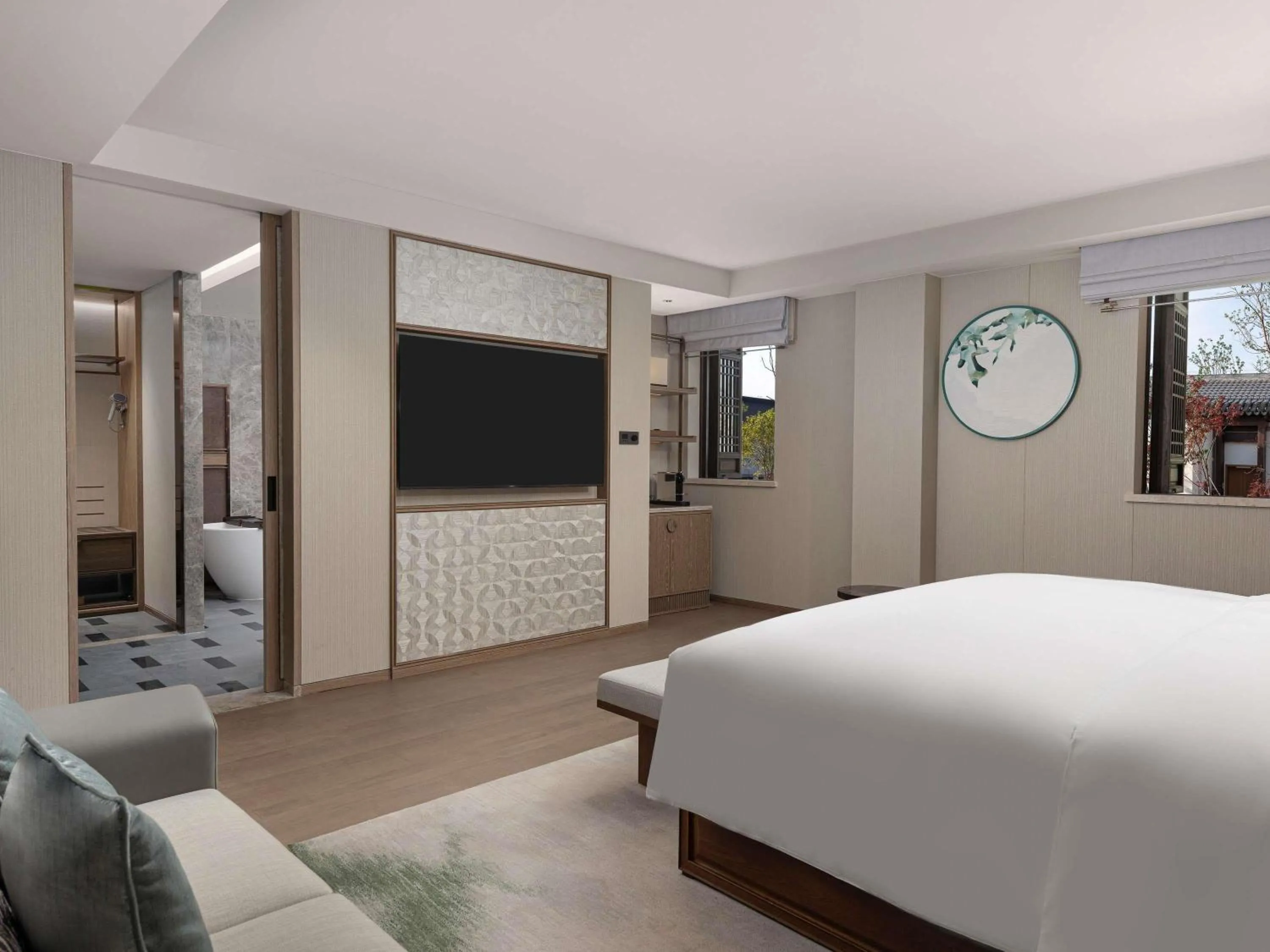 Bedroom, Bed in Dangkou Ancient Town Hotel Wuxi MGallery Collection