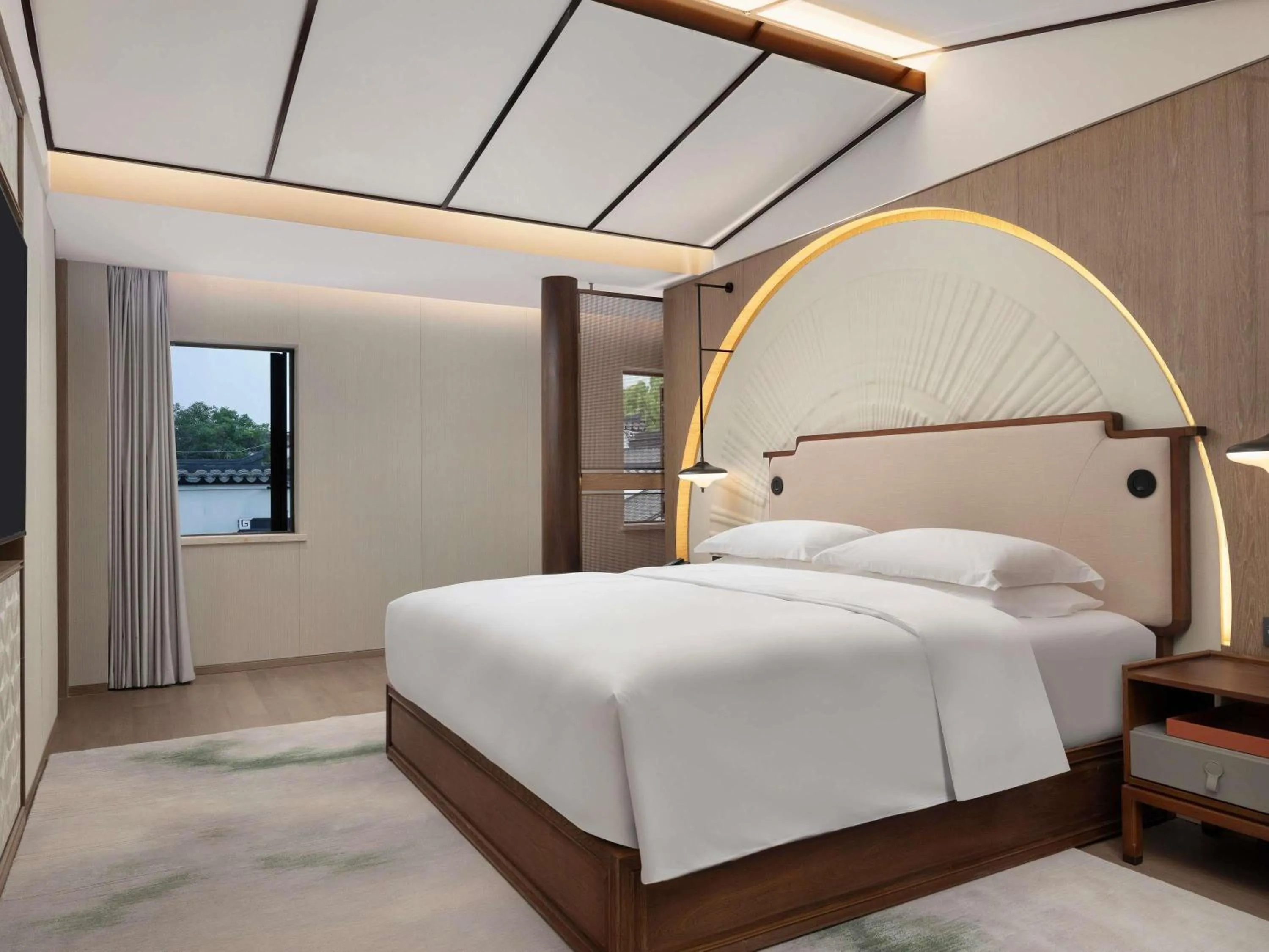 Bedroom, Bed in Dangkou Ancient Town Hotel Wuxi MGallery Collection