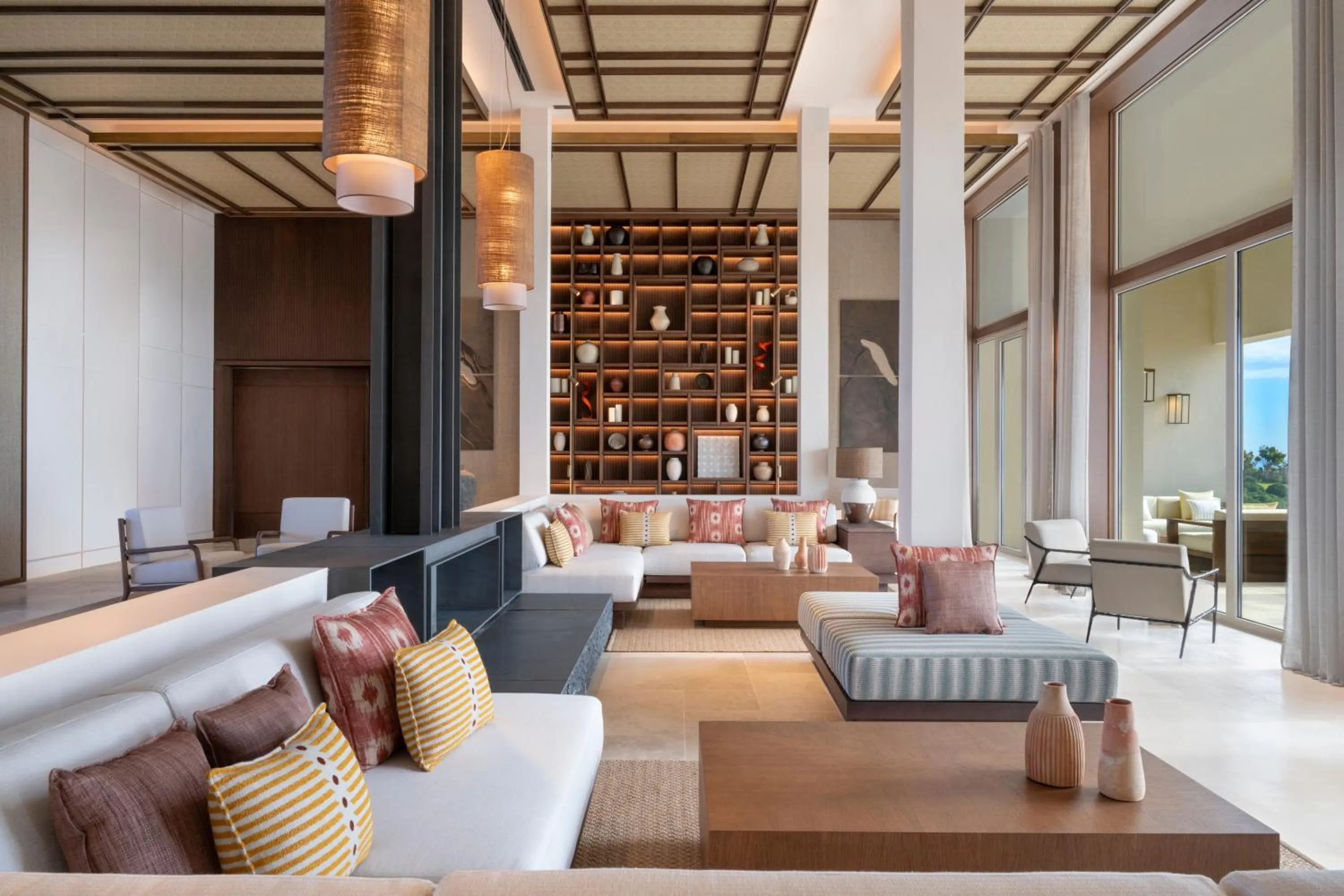 Lobby or reception in Fairmont La Hacienda Costa del Sol