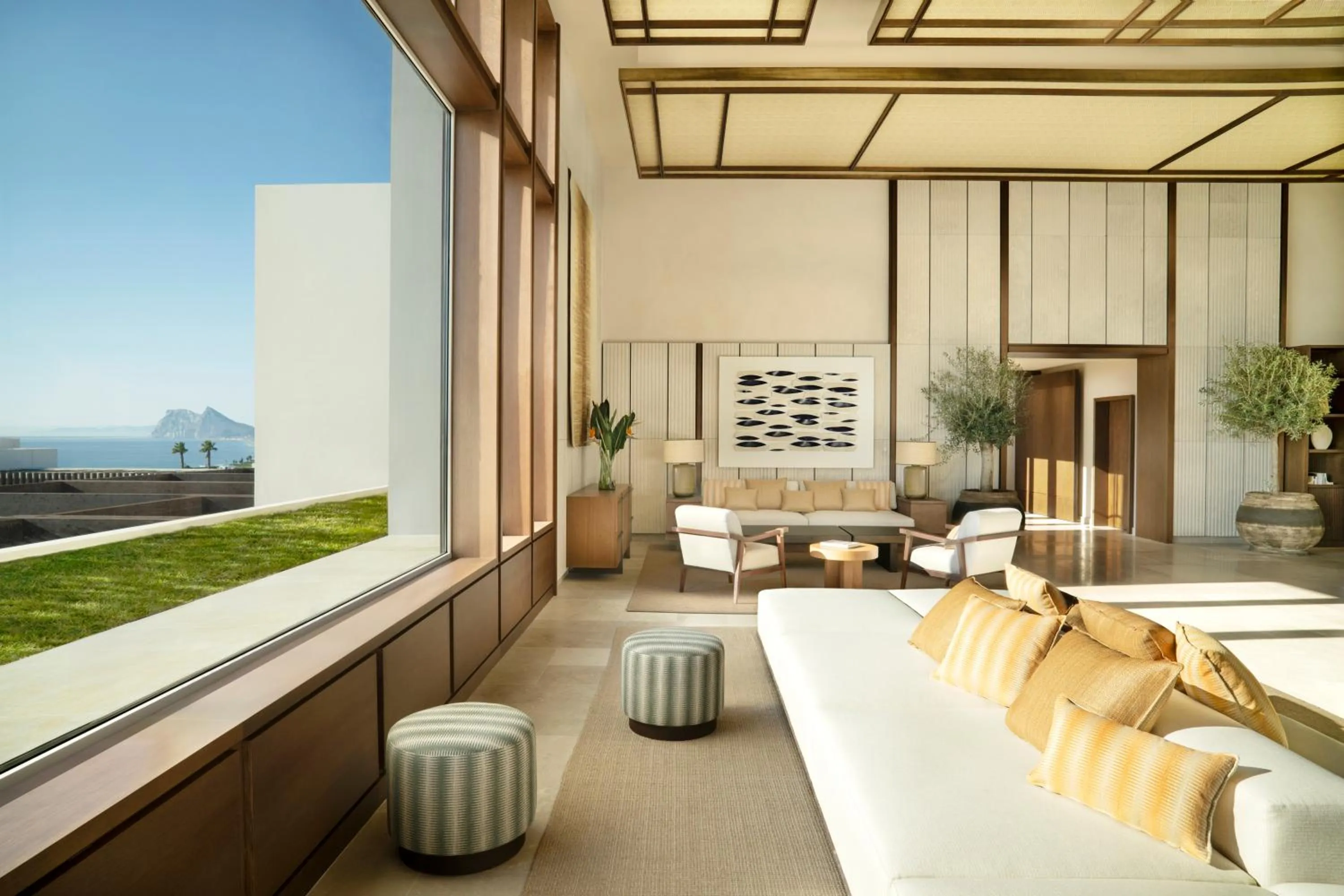 Lobby or reception in Fairmont La Hacienda Costa del Sol