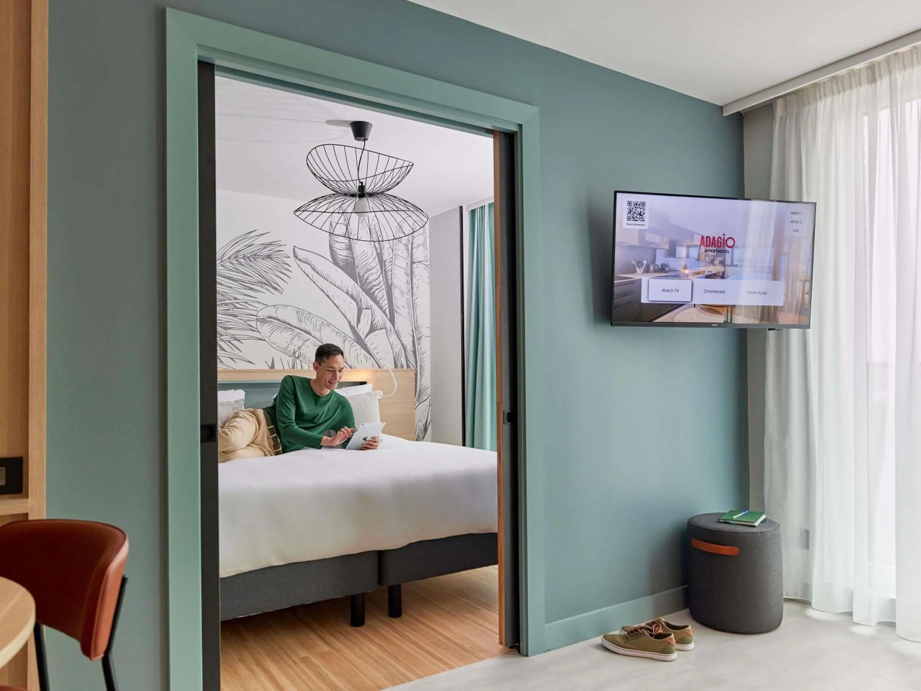 Bedroom, Bed in Aparthotel Adagio London City East