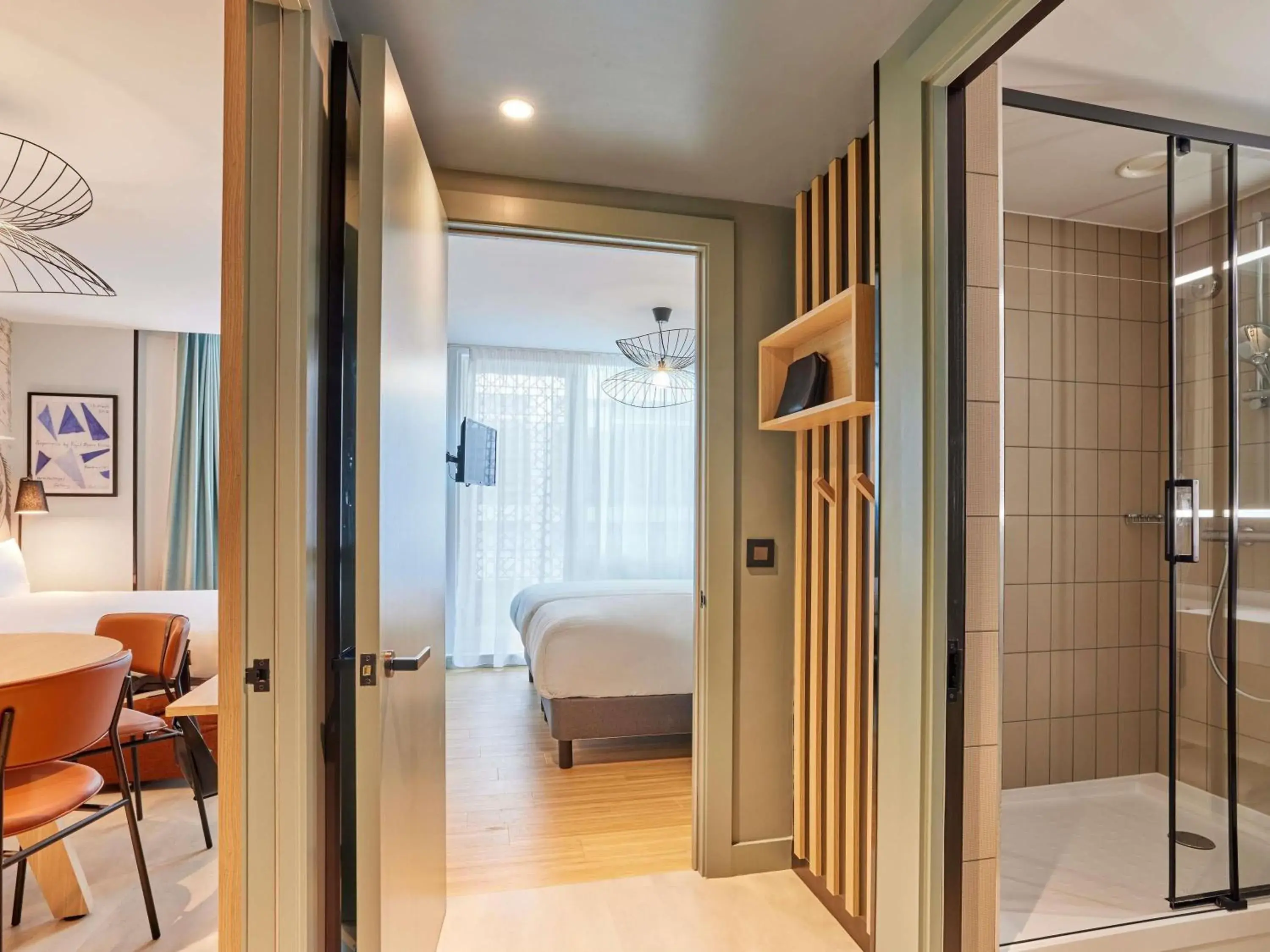 Bedroom, Bed in Aparthotel Adagio London City East Bedroom, Bed in Aparthotel Adagio London City East